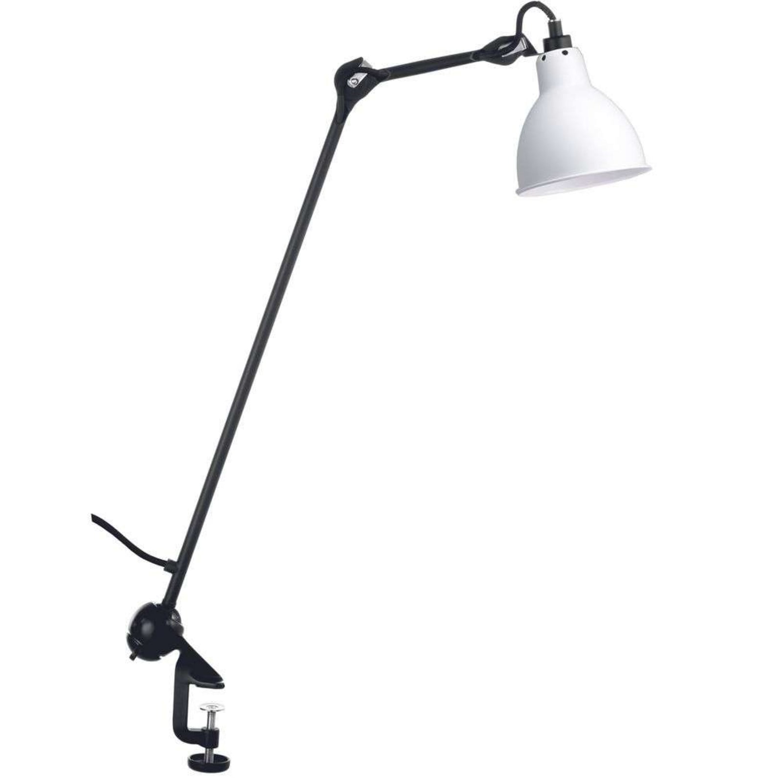 201 Bordlampe Sort/Hvid Lampe Gras - Kontor / arbejdsværelse - Metal