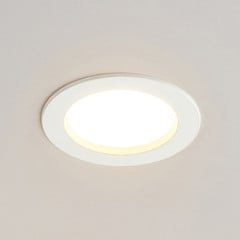 Arcchio Lámpara empotrable LED Milaine, Ø 10 cm, blanca, atenuable