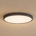 Lindby LED stropní svítidlo Pravin, Ø 23 cm, 3 000 K, černé