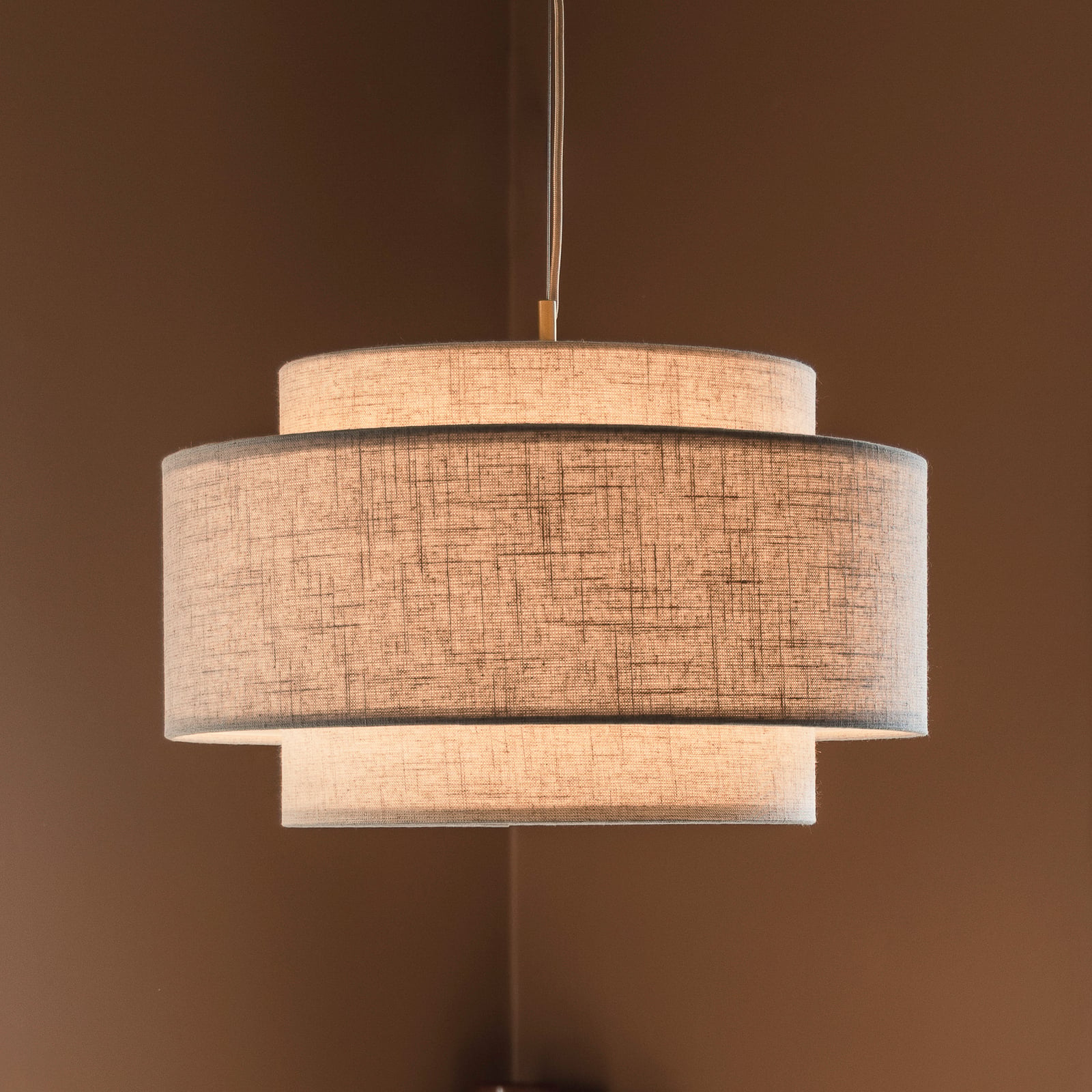 Globen Lighting hanglamp Noah Bouclé, Ø 50 cm, beige