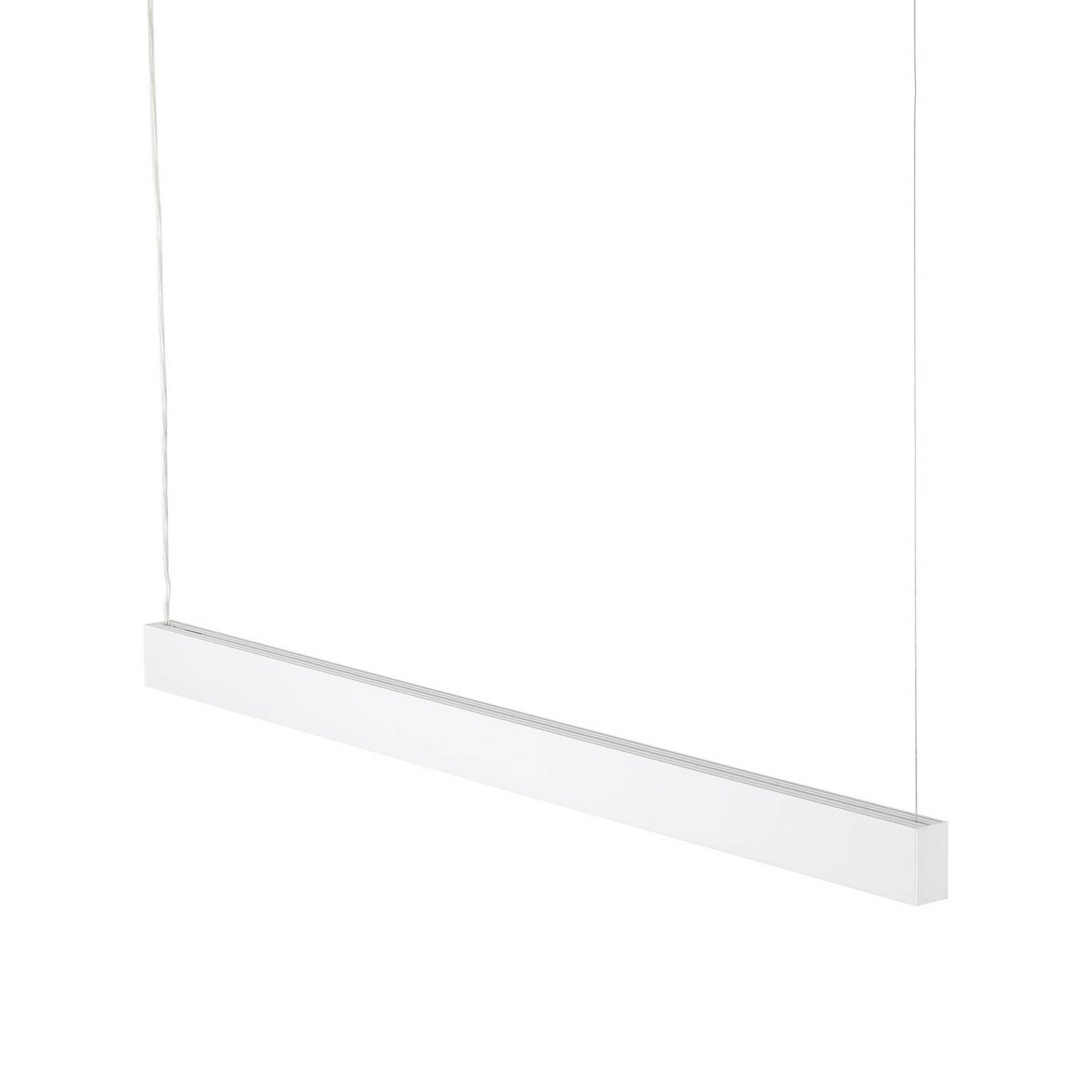 Lampa wisząca Luxe LED, biała, długość 112,5 cm, metal, 4000 K