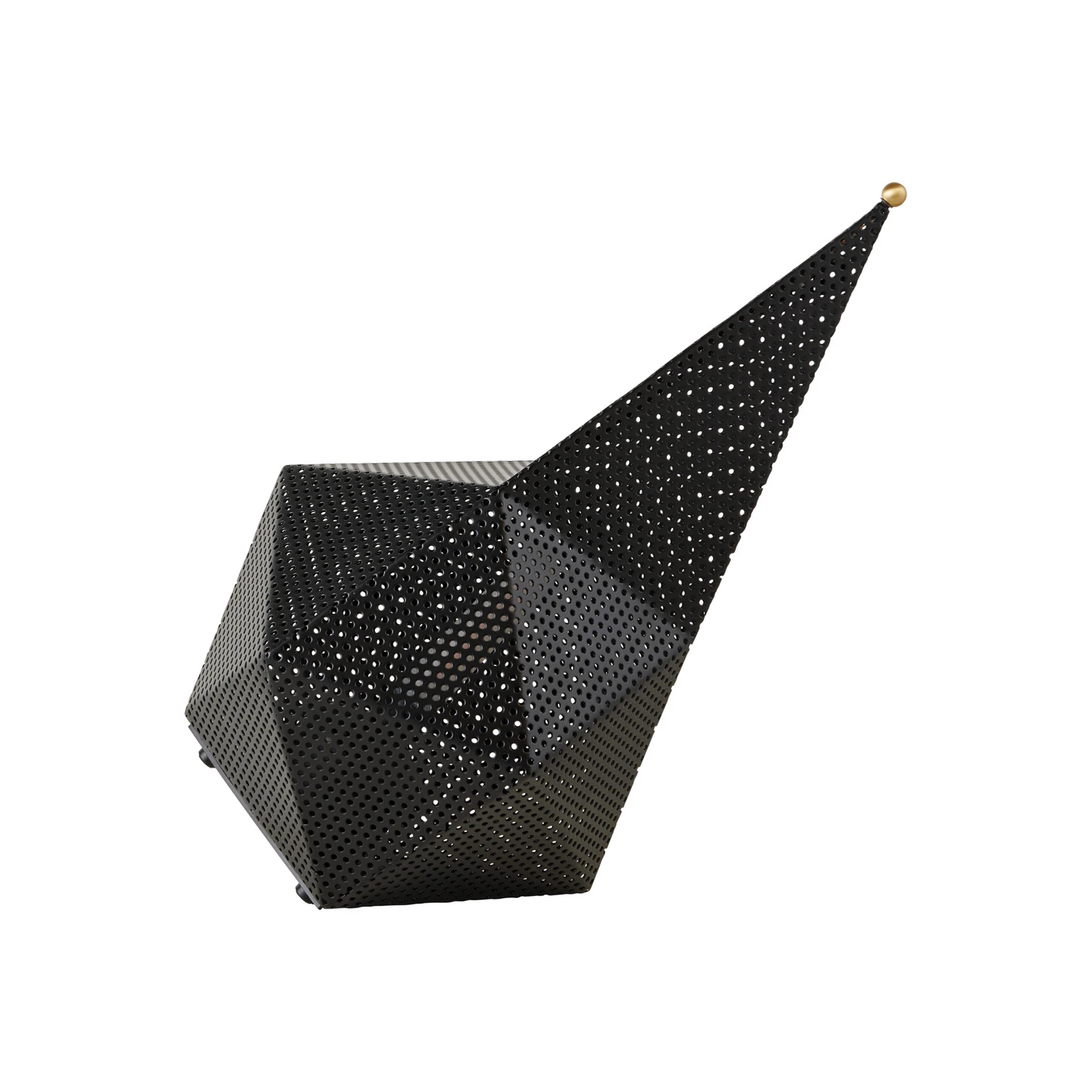 Gubi stolová LED lampa Bagdad, čierna, výška 36 cm