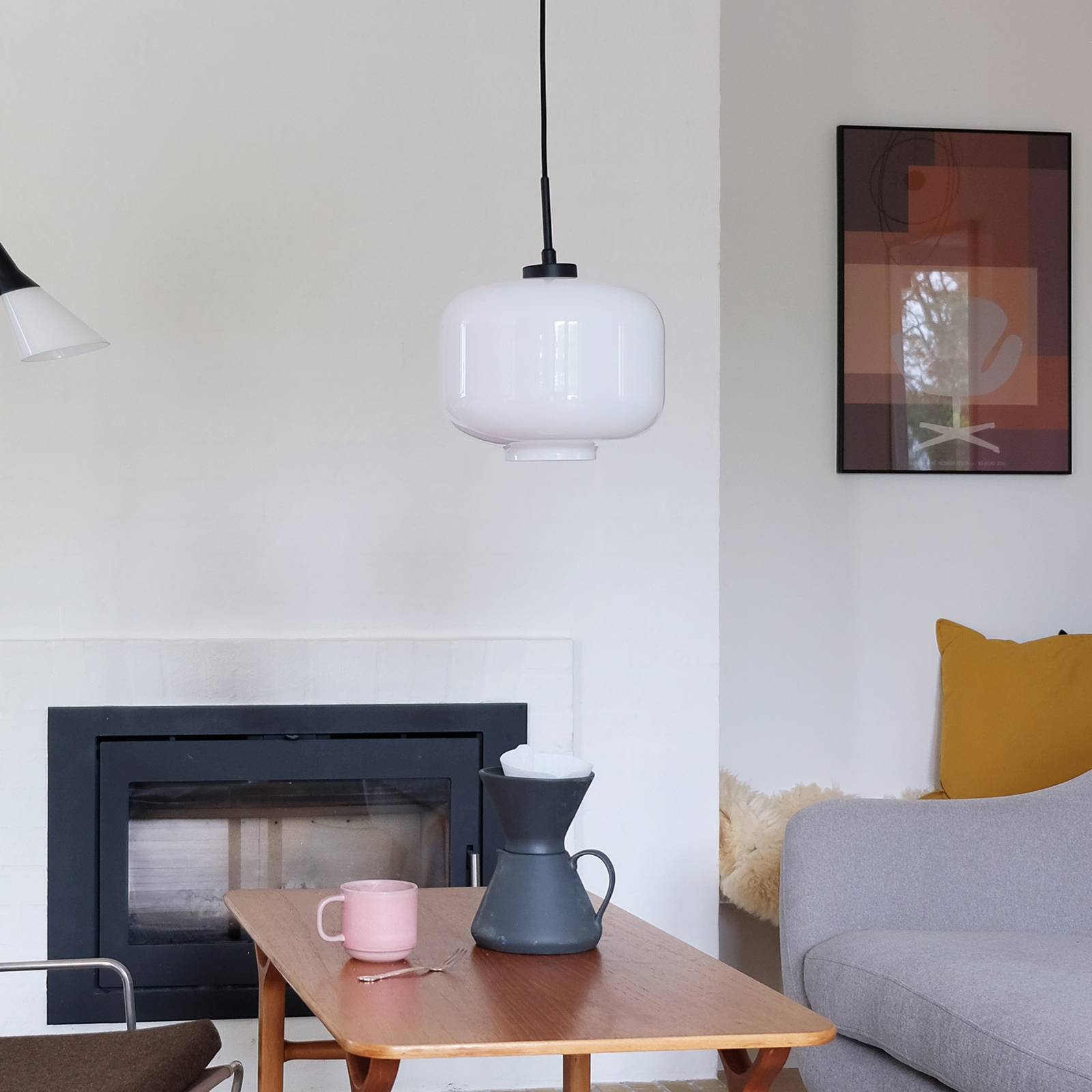 Dyberg Larsen Arp lampa wisząca zawieszenie czarne
