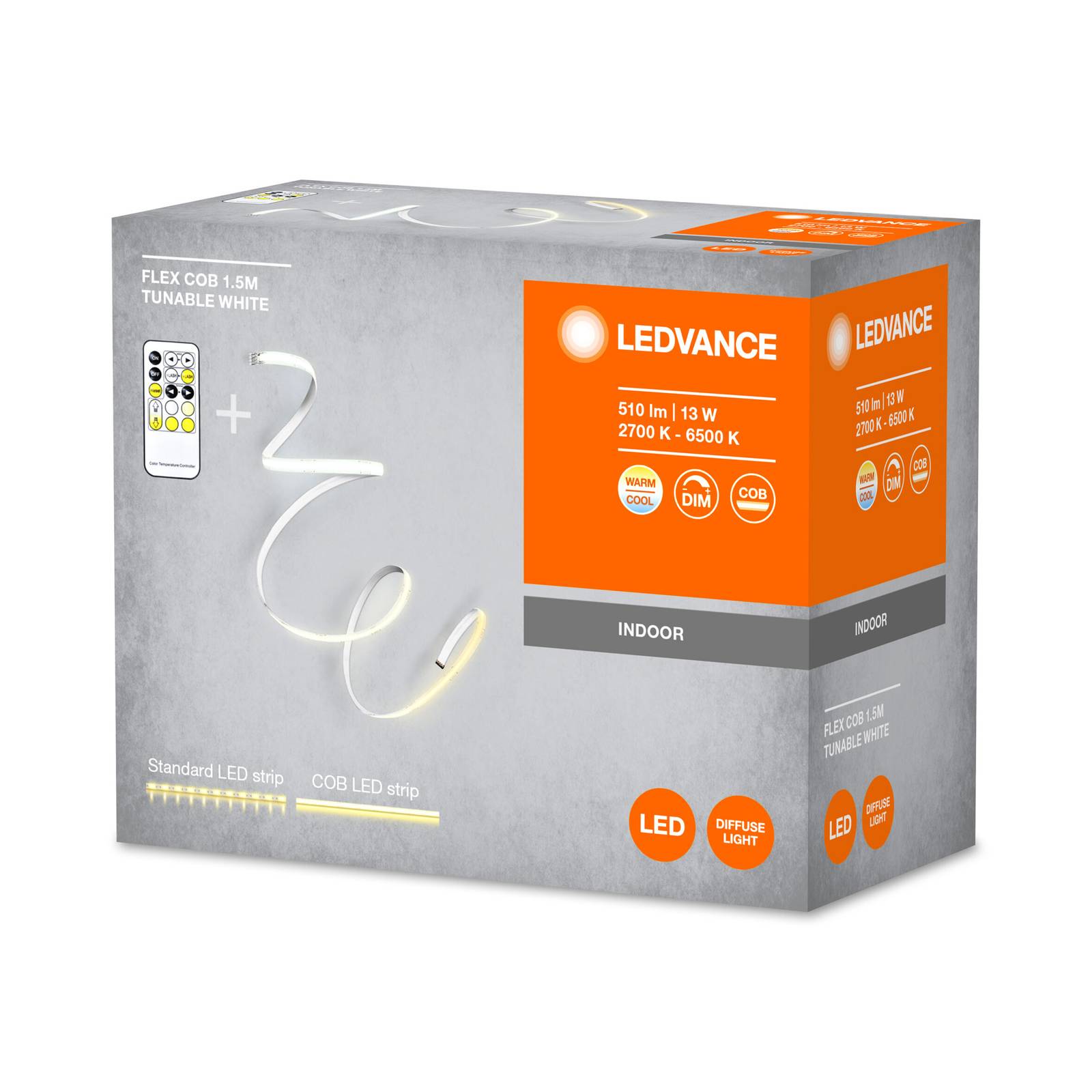 LEDVANCE Flex COB LED-Strip IP20 2,700-6,500K 1.5m