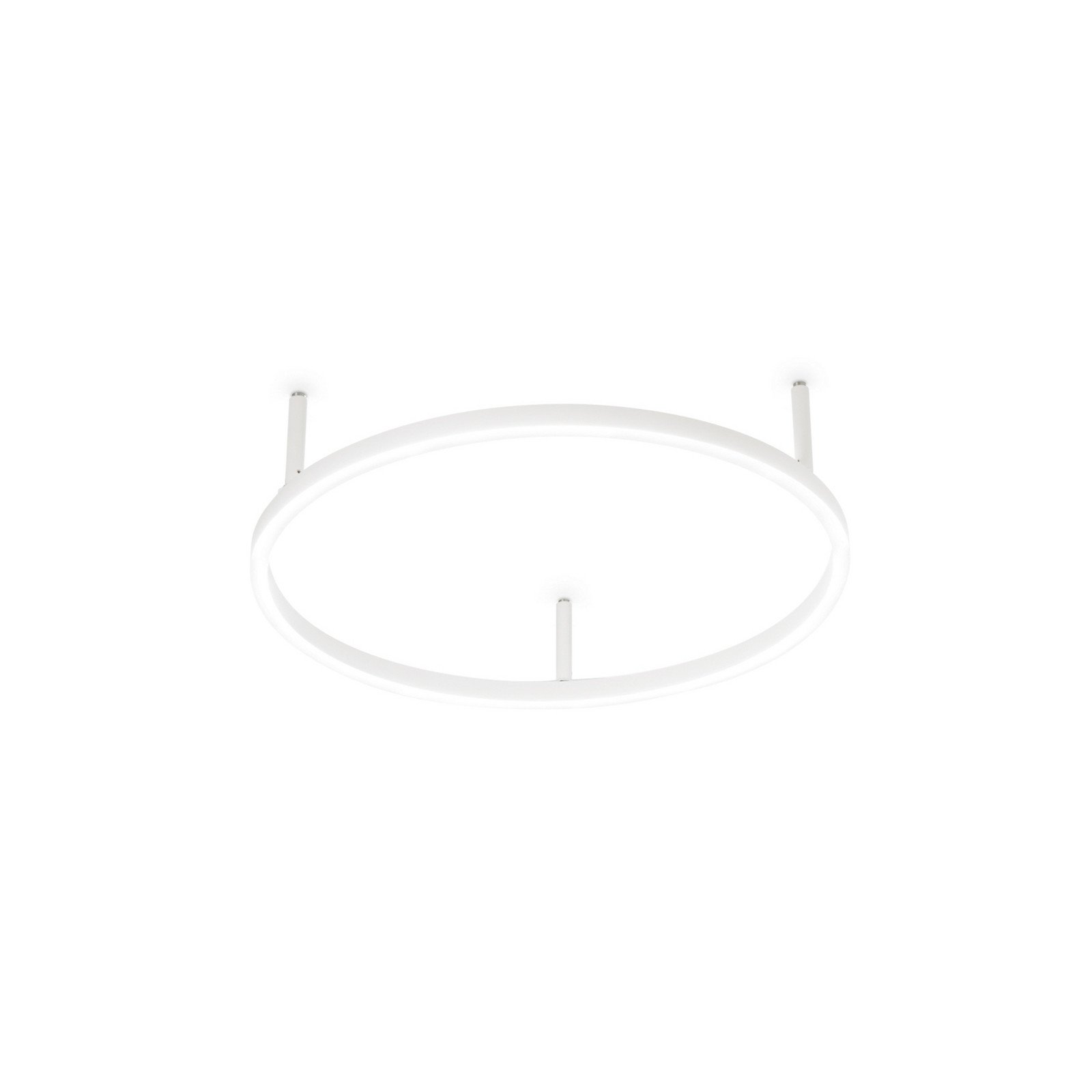 Ideallux Ideal Lux plafonieră LED Oracle Slim Ø 50 cm alb 3.000 K - Camera de zi / sufragerie - Modern - Aluminiu