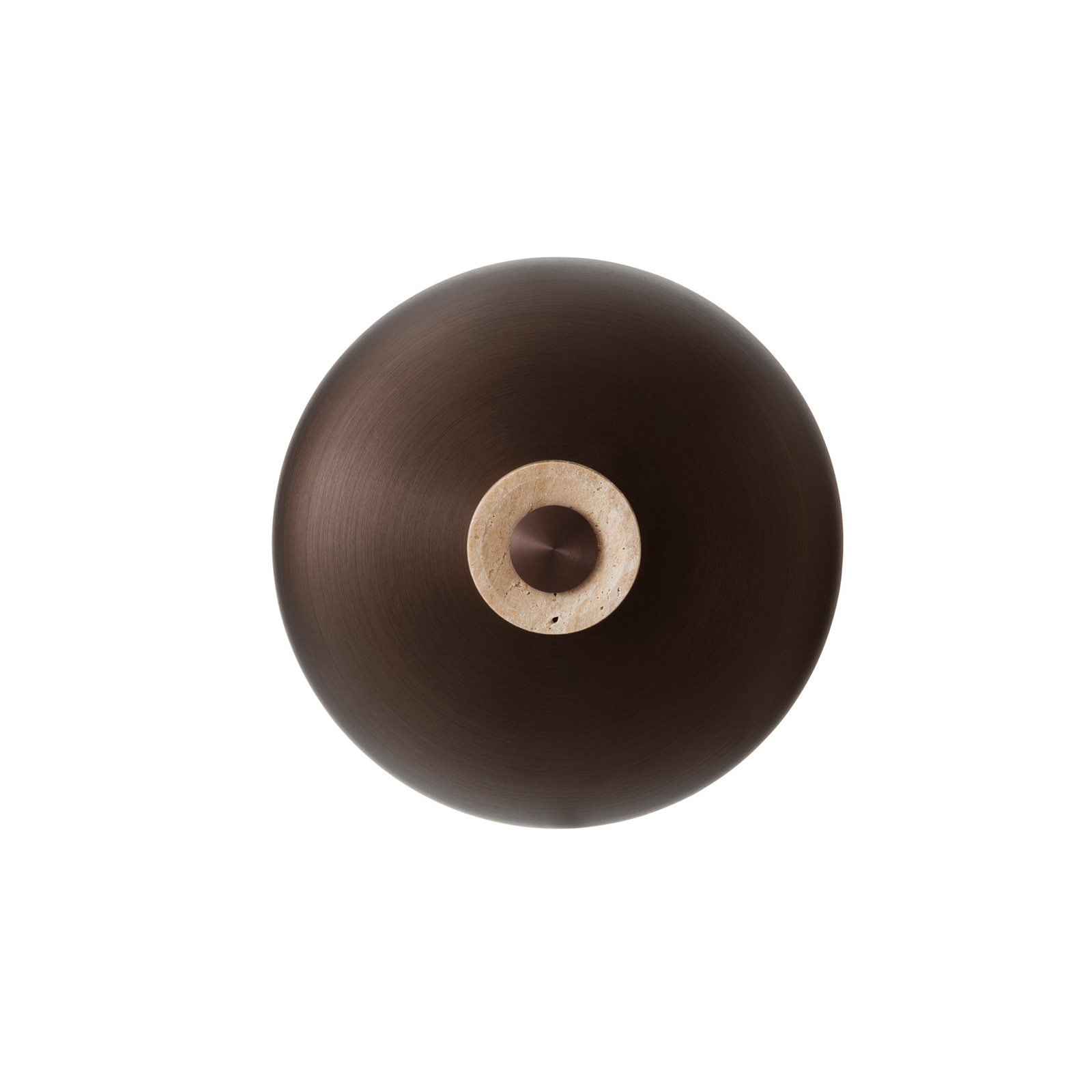 Reverse Vägglampa HW Sand Travertine/Bronzed Aluminium - Audo Copenhagen