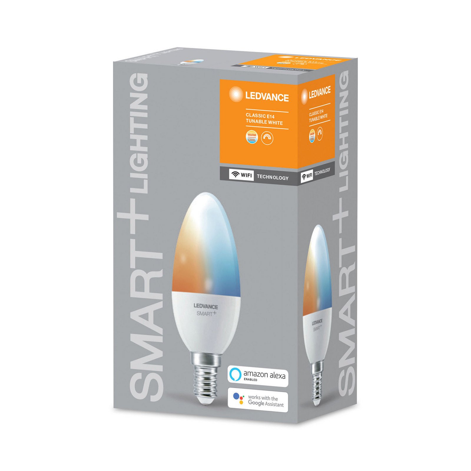 LEDVANCE SMART+WiFi E14 4.9W lumânare 2.700-6.500K