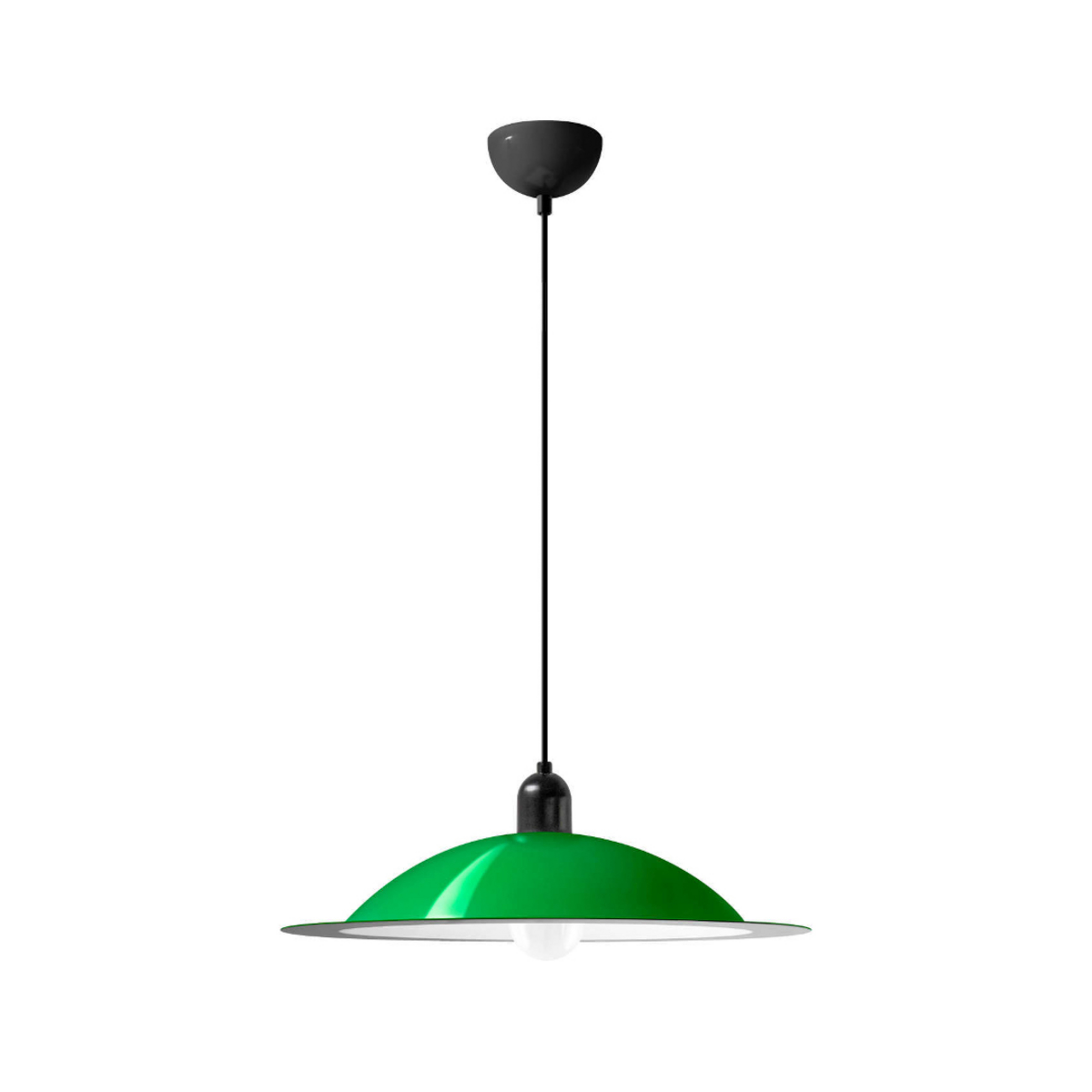 Lampiatta LED-Hängeleuchte, grün, Ø 50 cm - Stilnovo