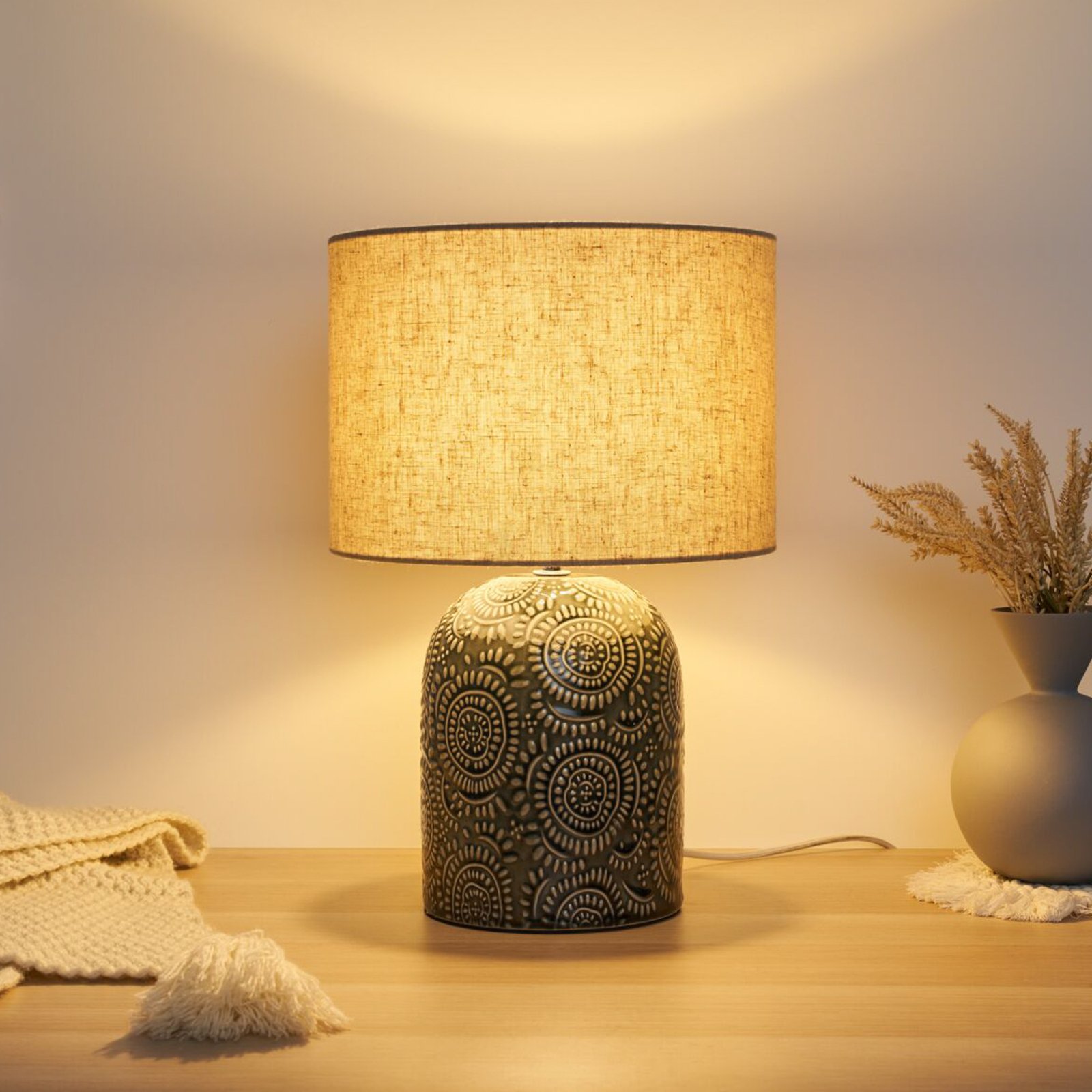 Pauleen Shiny Dreamer table lamp, ceramic base