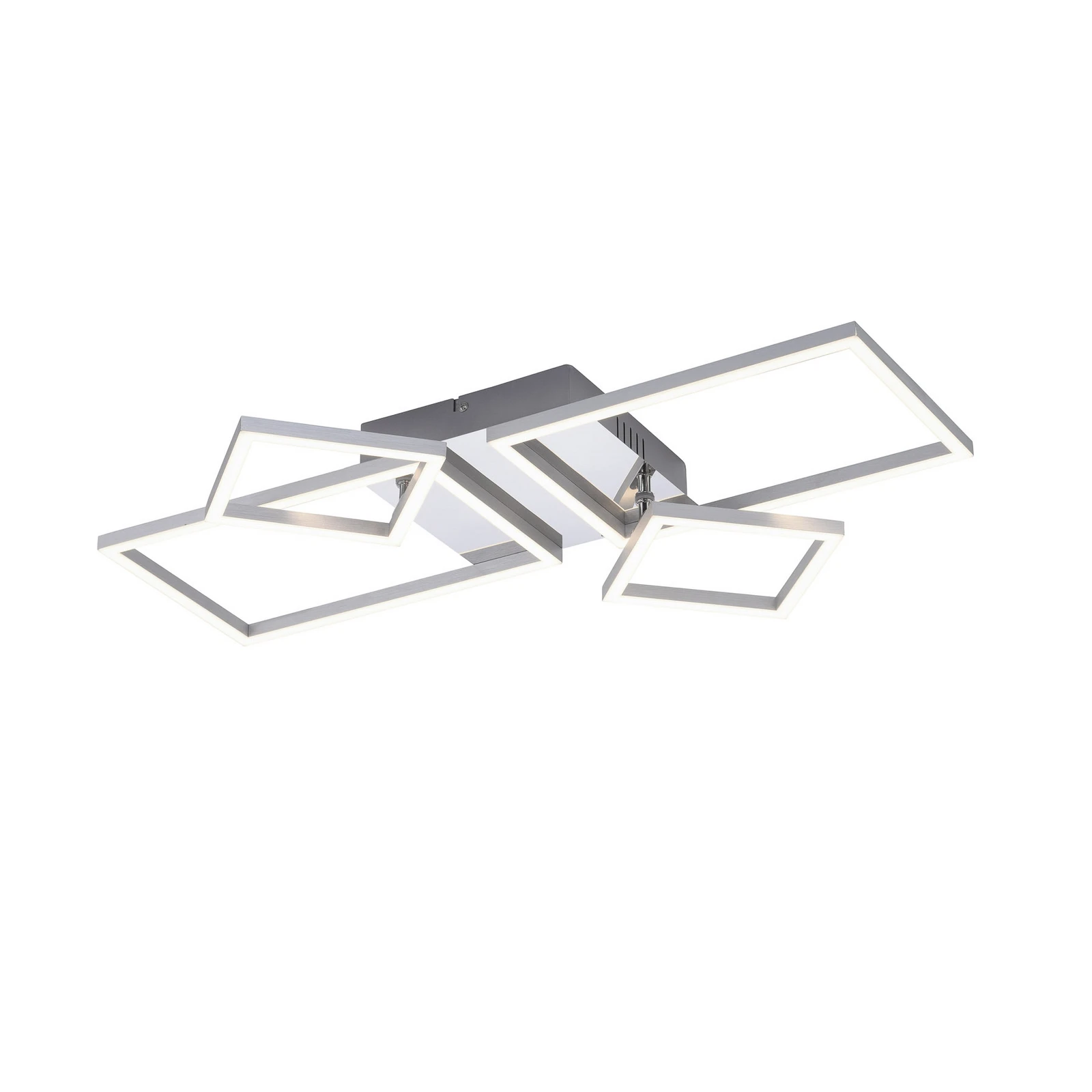 Candeeiro de teto LED Iven, aço, 32,4 x 30 cm