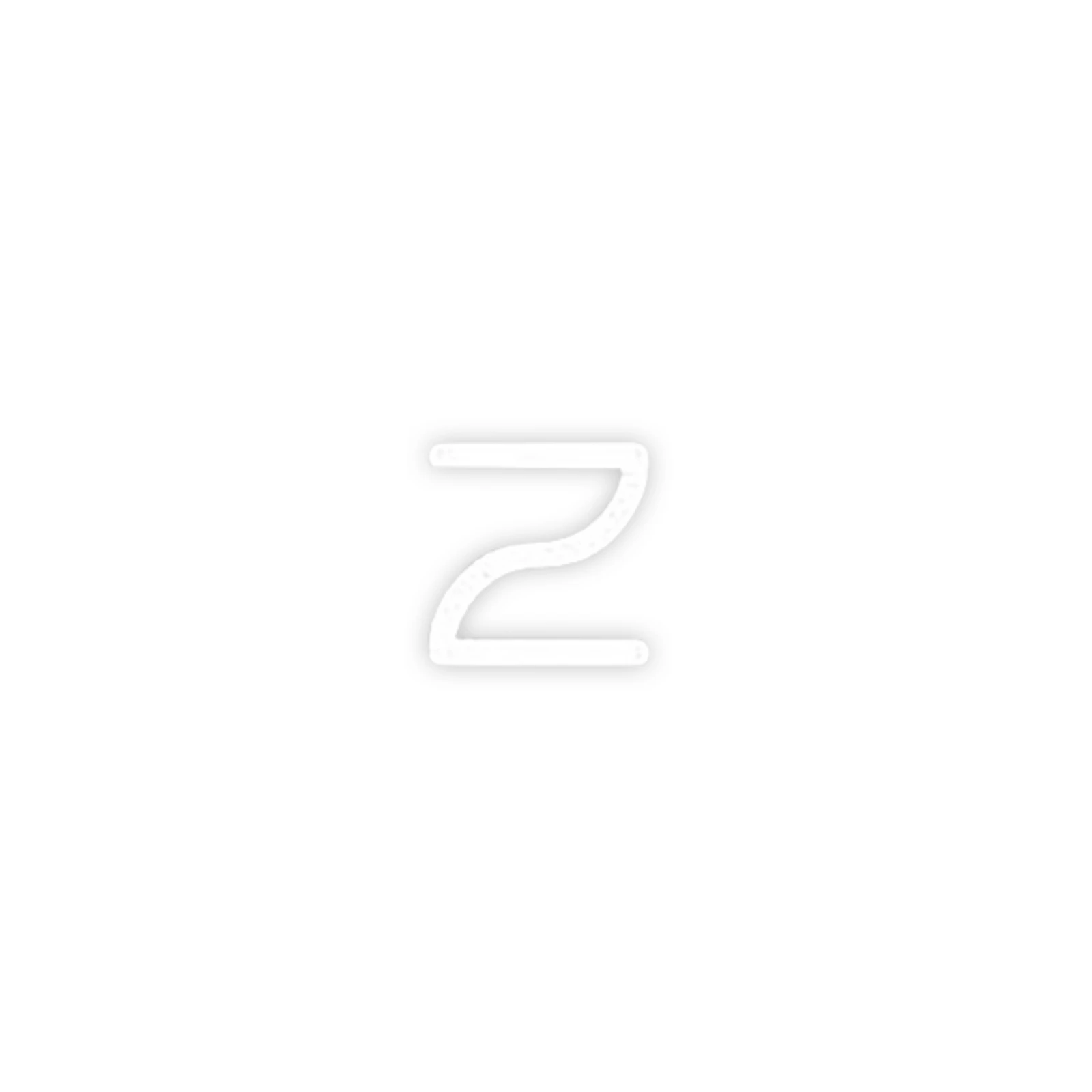 Artemide Alphabet of Light τοίχου μικρό γράμμα z