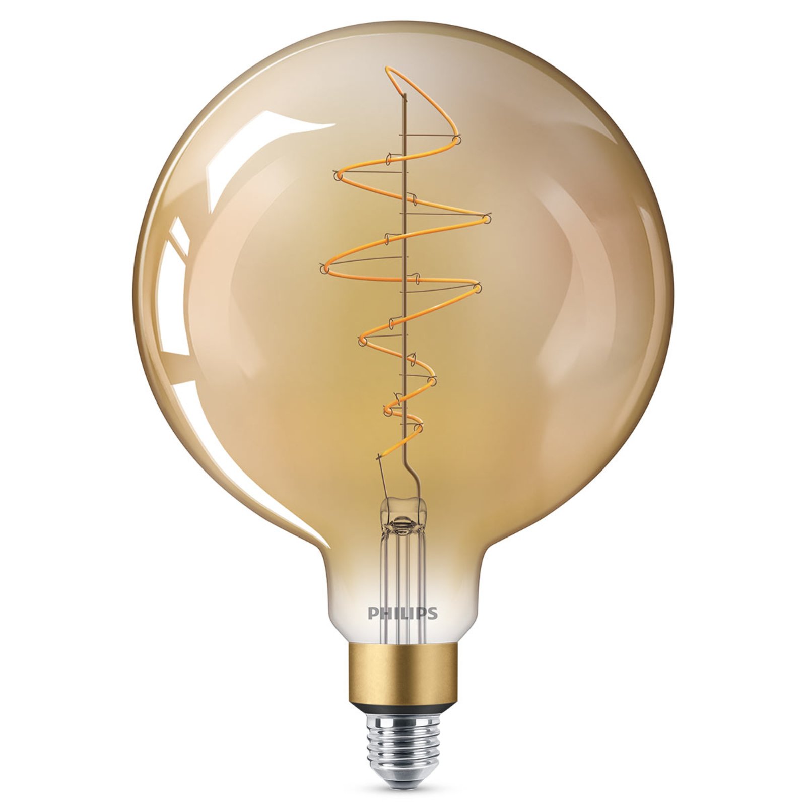 Philips E27 Giant ampoule globe LED 7 W dorée dim