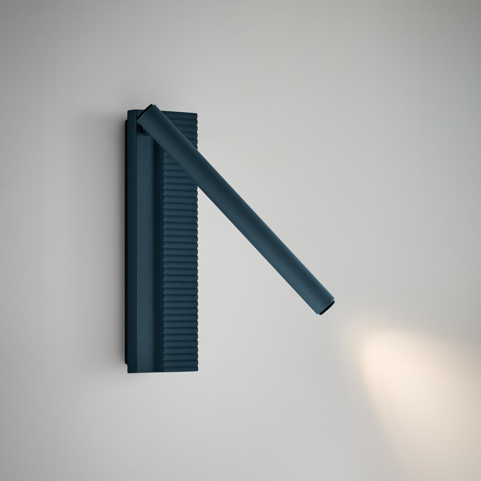 Bover LED-vägglampa Arid A/02 gråblå, aluminium, 2 700 K Bover LED-vägglampa Arid A/02 gråblå, aluminium, 2 700 K