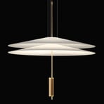 Flamingo LED-Pendelleuchte, gold, 70 cm - Vibia