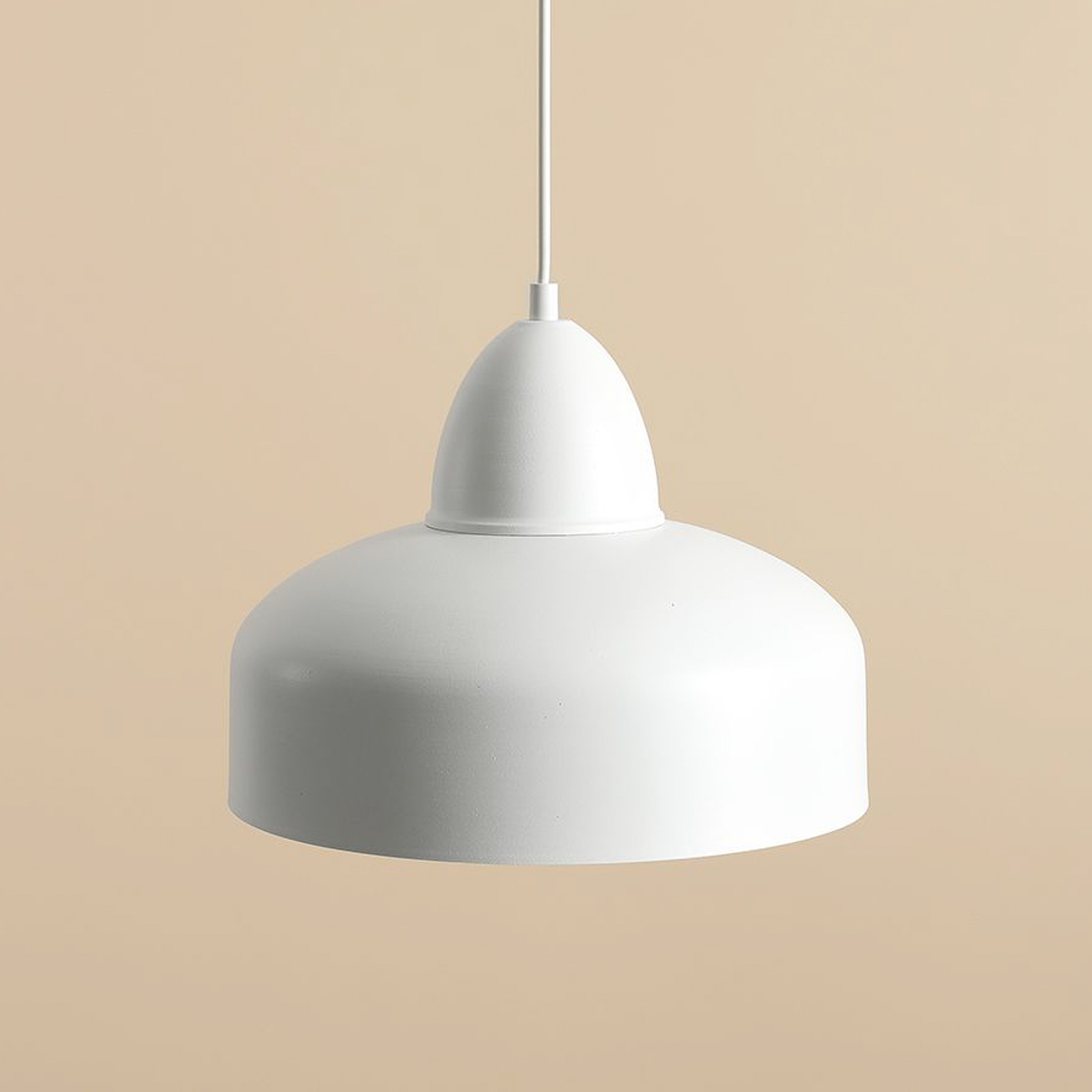 Mille pendant light, 1-bulb, white