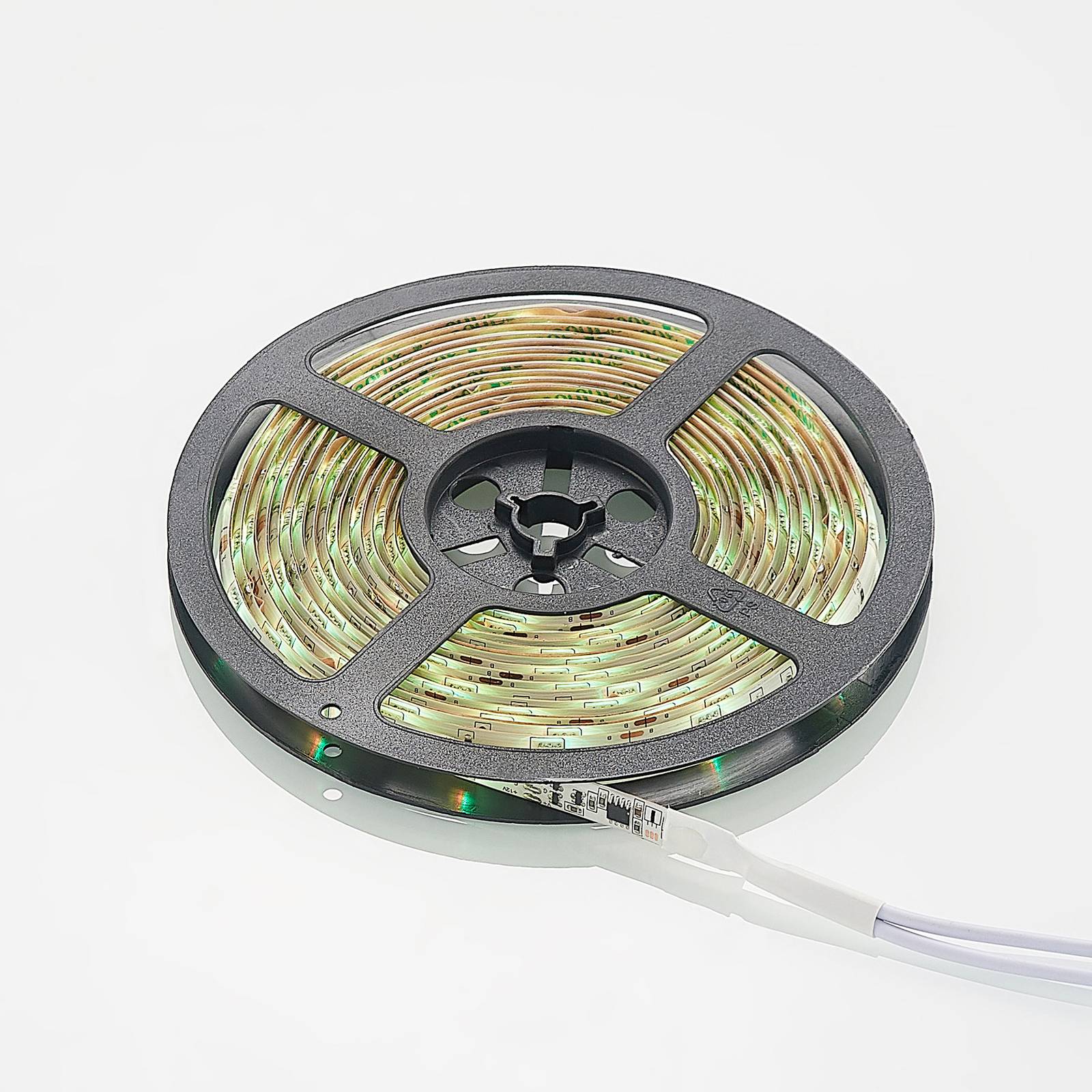 PRIOS Prios Mekhi LED strip, RGB, 500 cm, for Living / Dining Room, plastic, copper, 17 W, L: 500 cm, W: 1 cm, H: 0.018 cm
