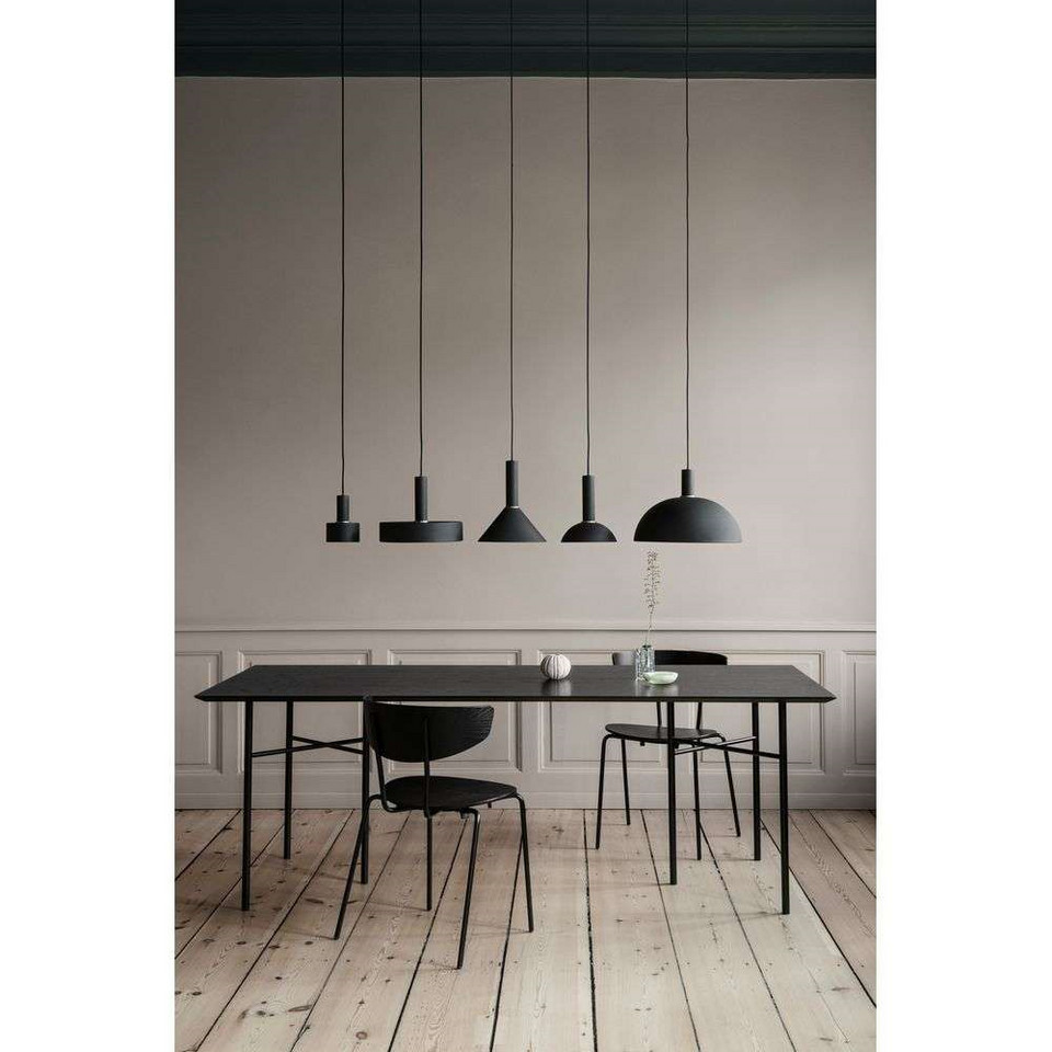 ferm LIVING Collect Taklampa Cone High, svart från ferm LIVING