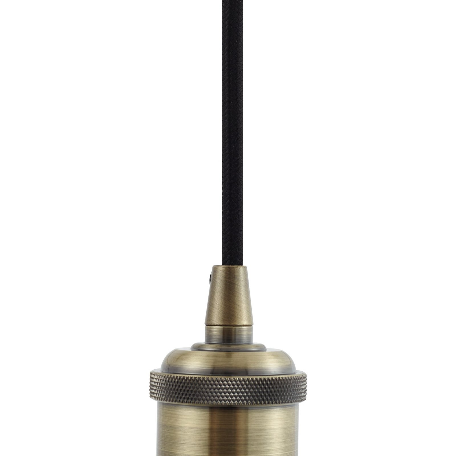 Lindby Hattie pendant light, brass, Ø 5 cm, metal, E27