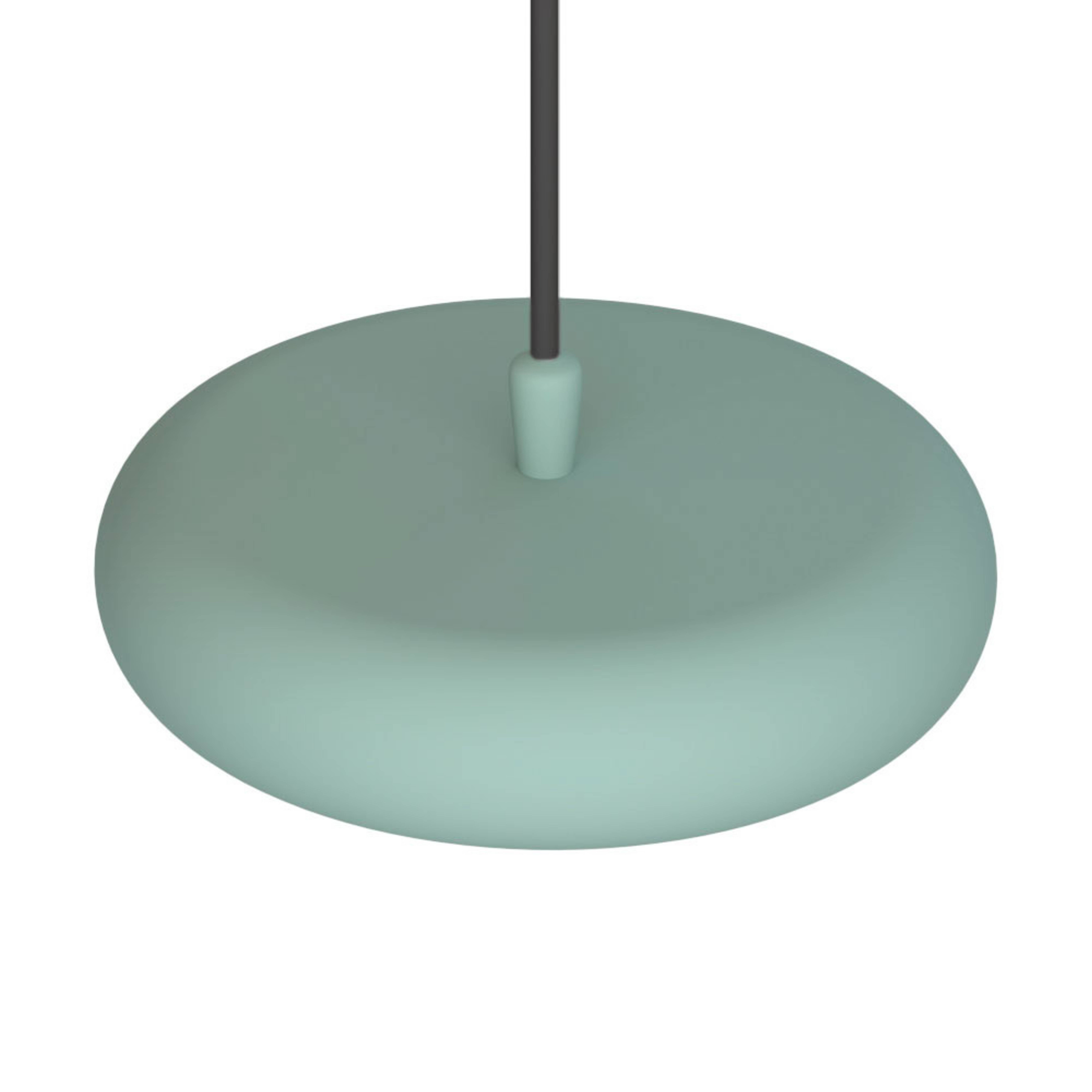 Boina lámpara colgante LED, Ø 19 cm, verde