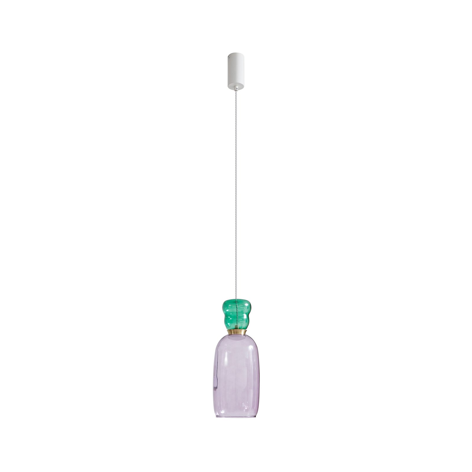 Fay LED Pendant Purple/Green - Lucande