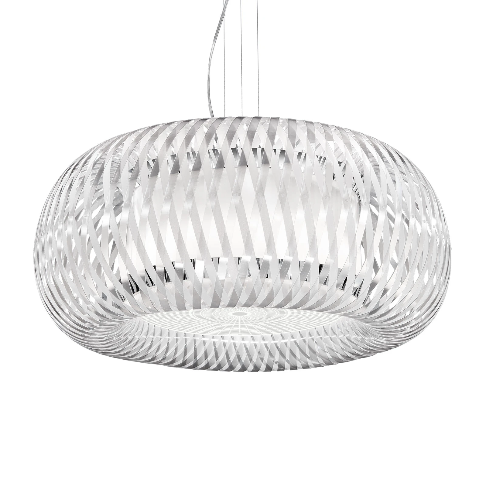 Slamp Kalatos Hängeleuchte, transparent/weiß