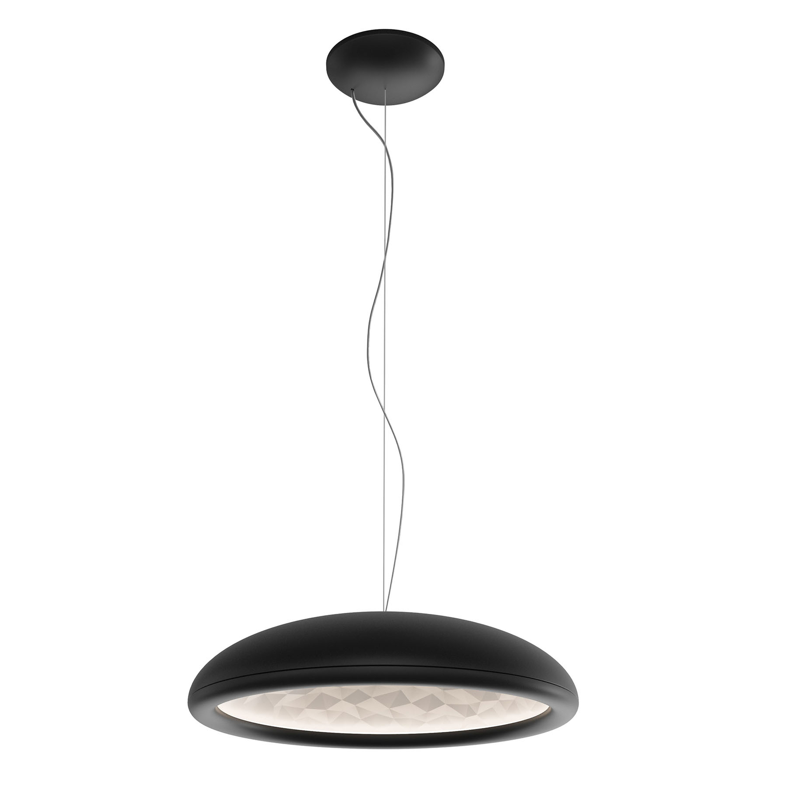 Rotaliana Febo H1 LED hanging lamp matt black