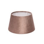 Paralume Lola, marrone, Ø 33 cm, velluto - Watt & Veke