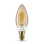 Philips Classic B35 LED-Kerzenlampe gold E14 2,5W