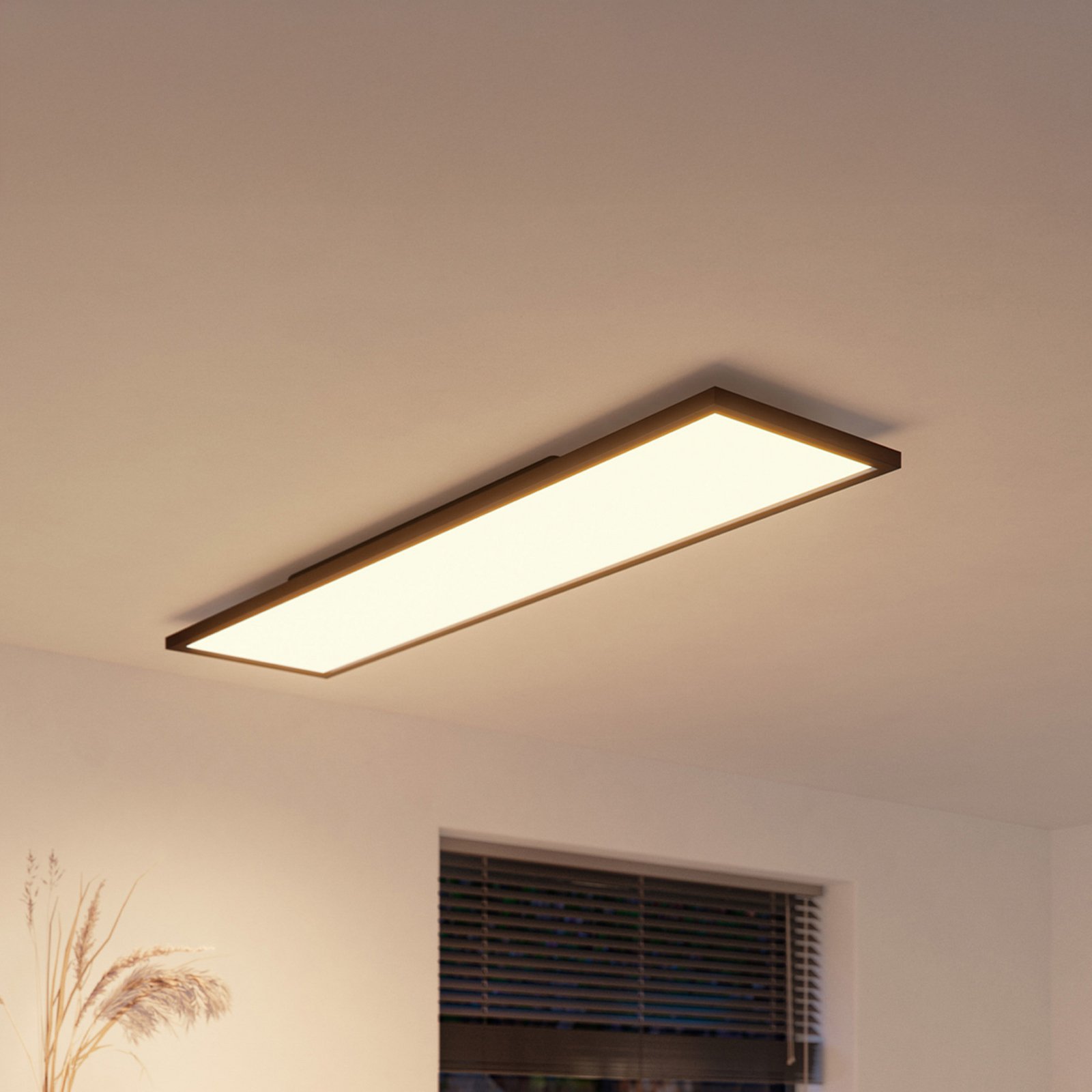 Philips Hue Pannello White Ambiance Aurelle 120 x 30 cm nero