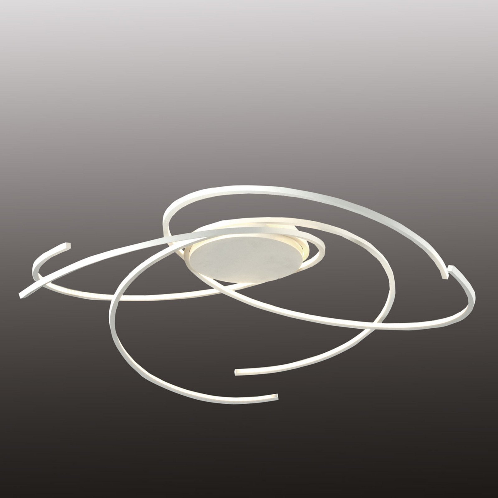 Escale Space - plafonieră LED 80 cm alb