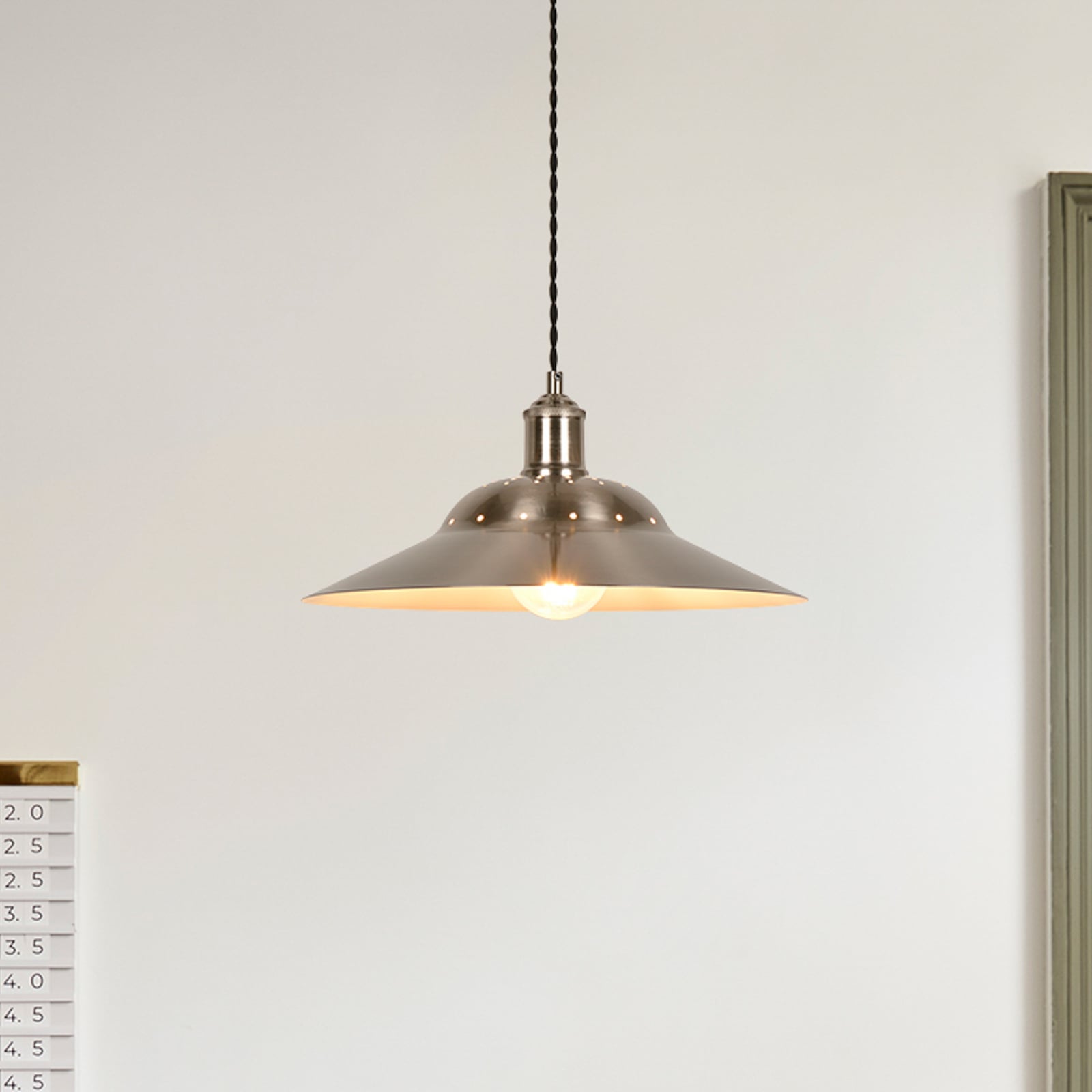 Louise viseća svjetiljka, aluminijska završna obrada, Ø 38 cm - Corep SAS