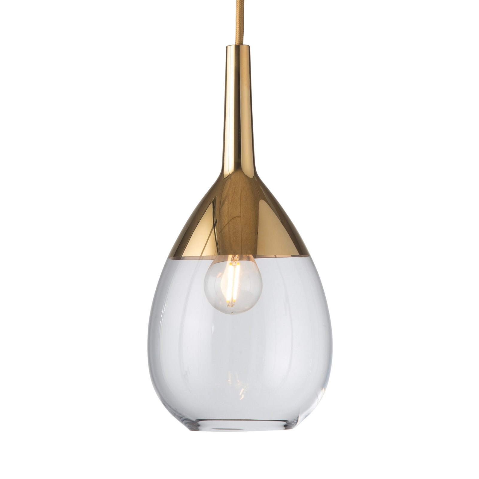 EBB & FLOW Lute S Hanging light gold