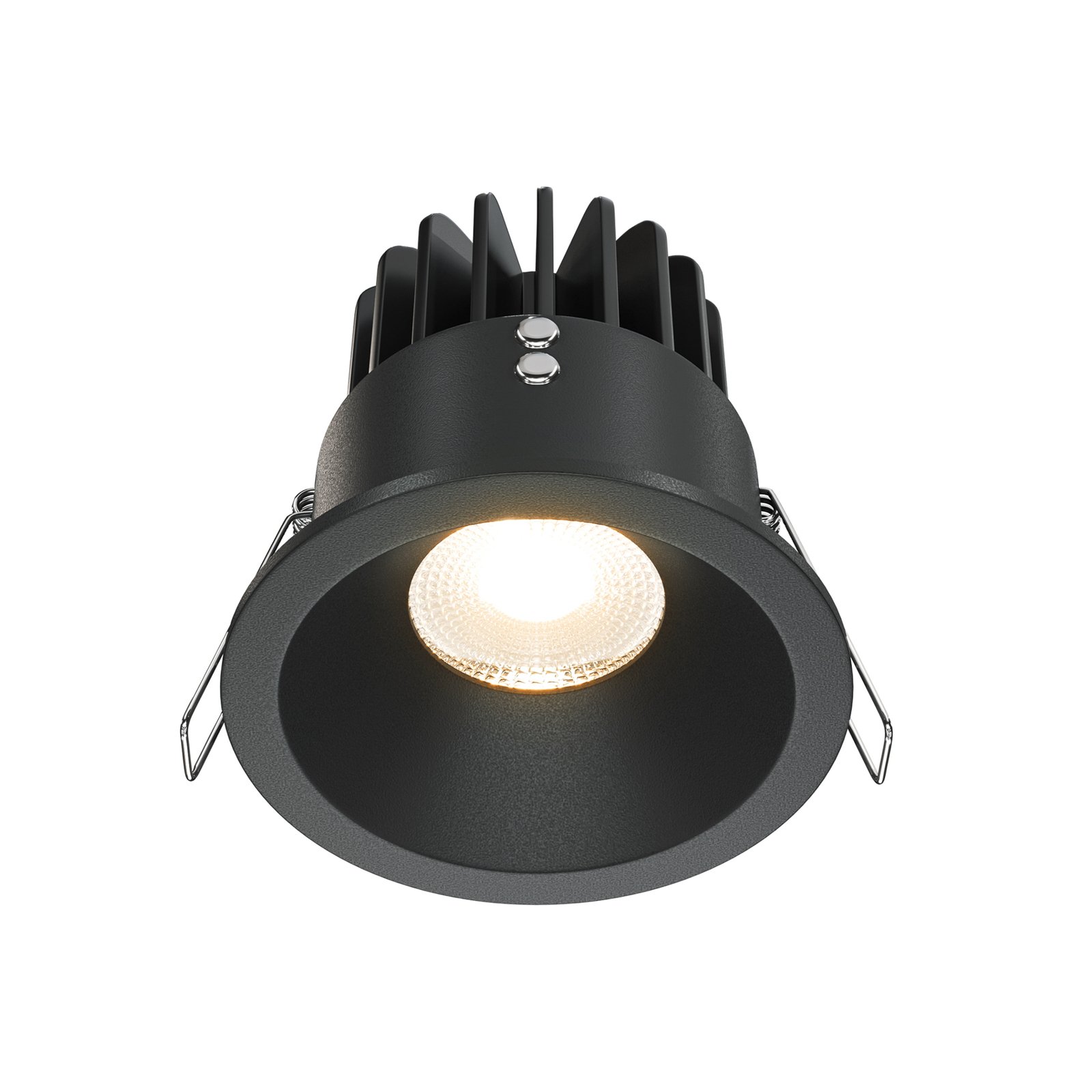 Maytoni Zoom LED innfellingslampe 930 IP65 rund triac, svart