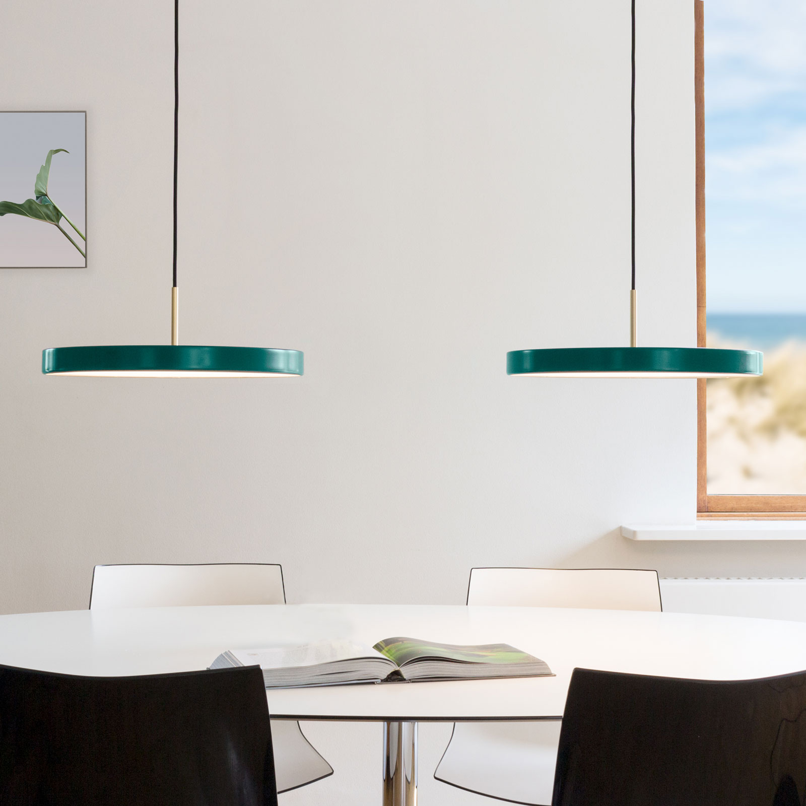Asteria Pendant Medium Forest Green - UMAGE