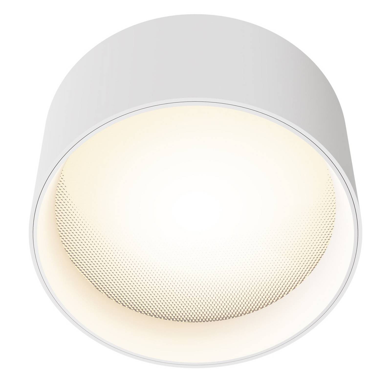 Maytoni downlight LED Vega, biały, Ø 14 cm, 15W, aluminium