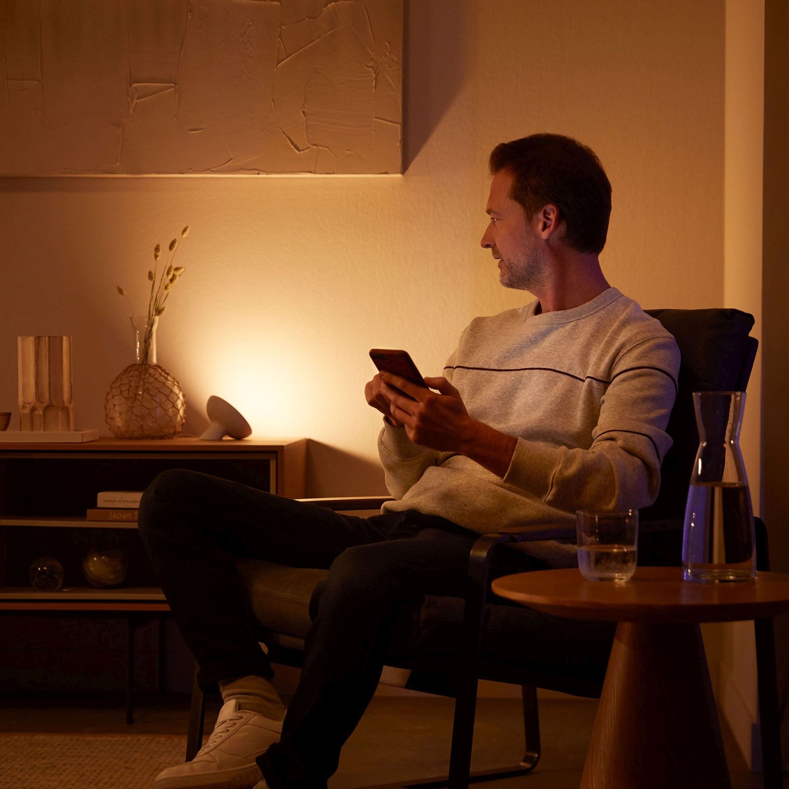 Philips Hue Bloom lampe blanche, White and Color