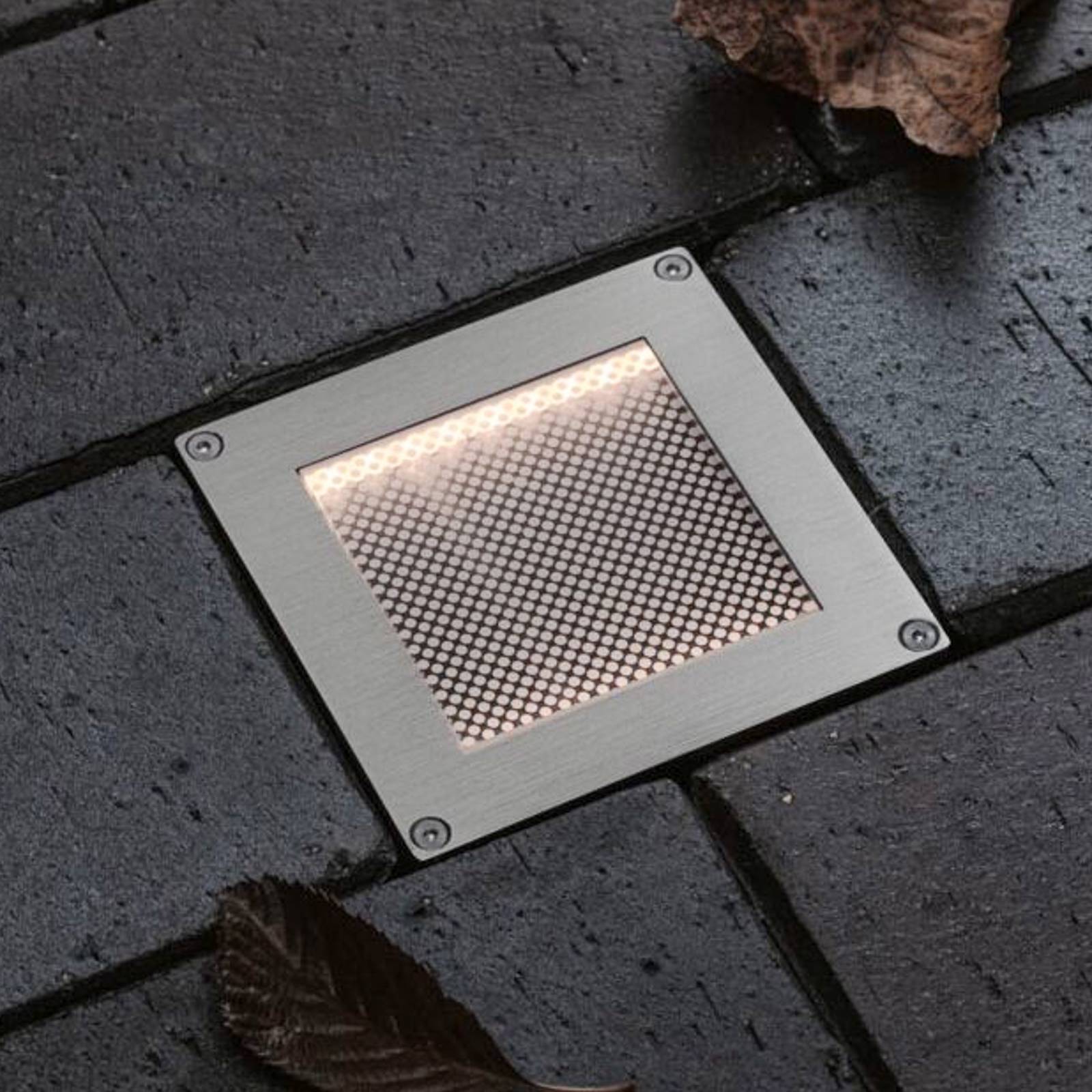 Paulmann LED-solcelle-gulvinnfelt Sorea, jern, lengde 10 cm, 3000 K