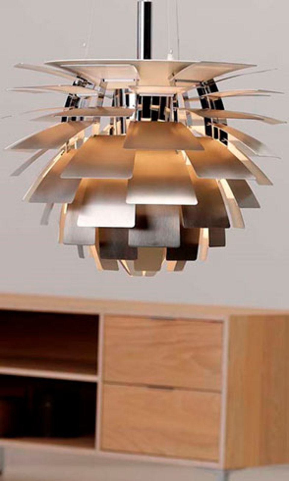 PH Artichoke Lampada a Sospensione Ø600 Stainless Steel - Louis Poulsen