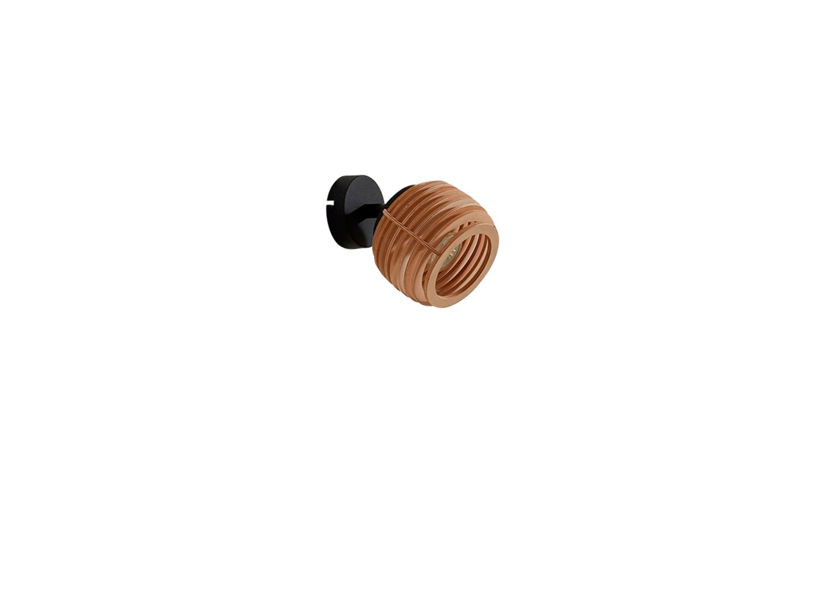 Ediz Wandleuchte Wood/Black - Lindby