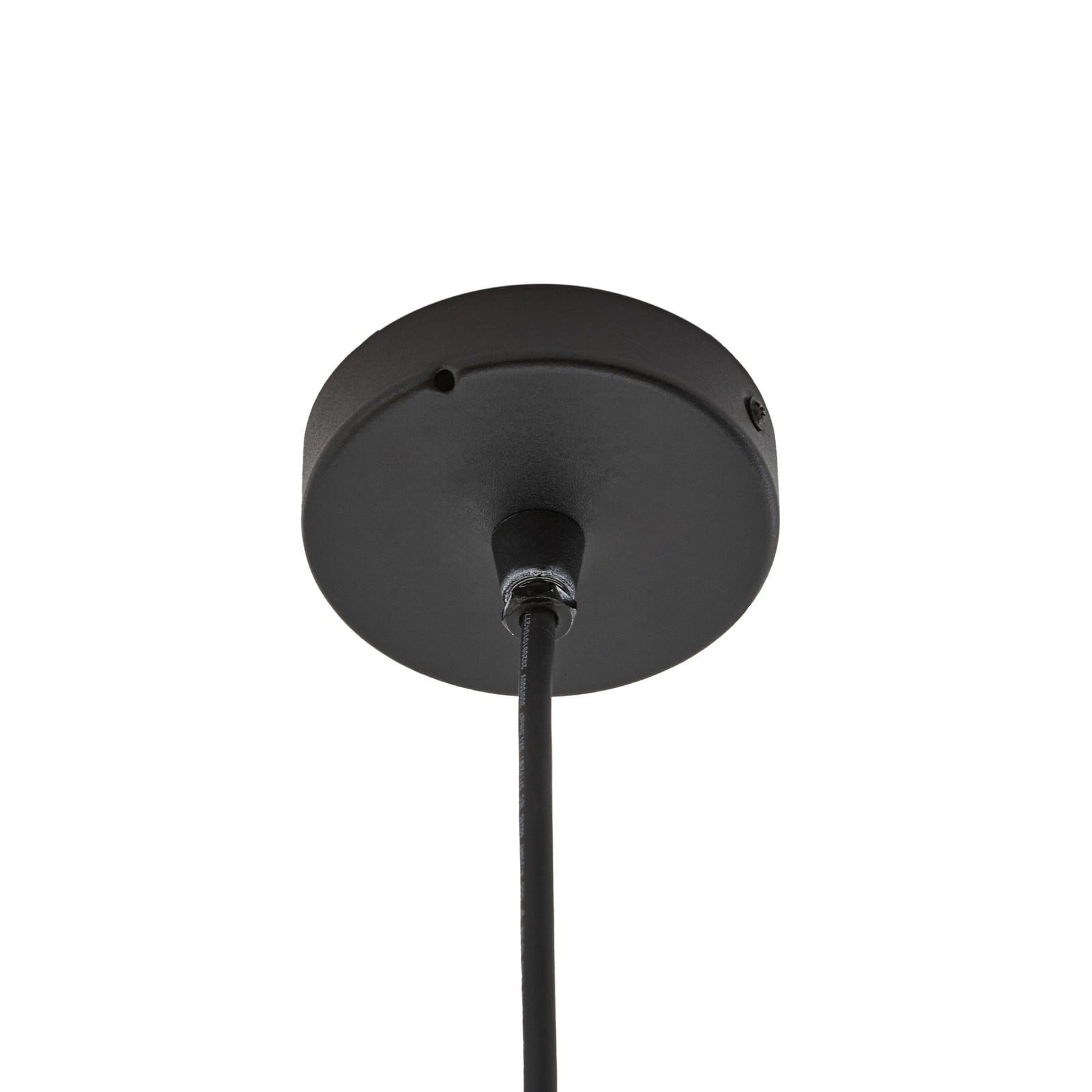 Lindby LED висяща лампа за външно осветление Soran, Ø 15 см, черна, IP44