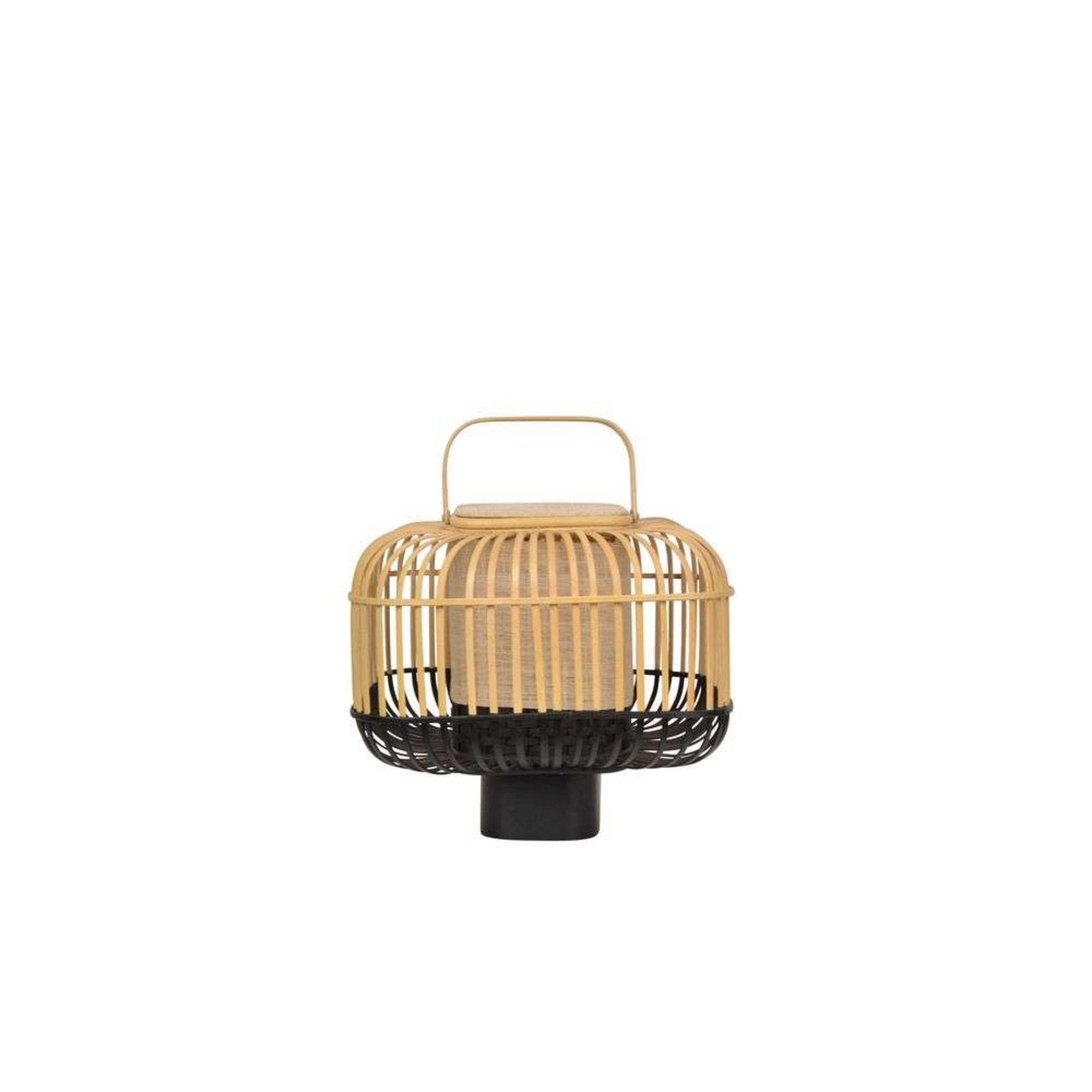 Bamboo Square Candeeiro de Mesa S Black - Forestier