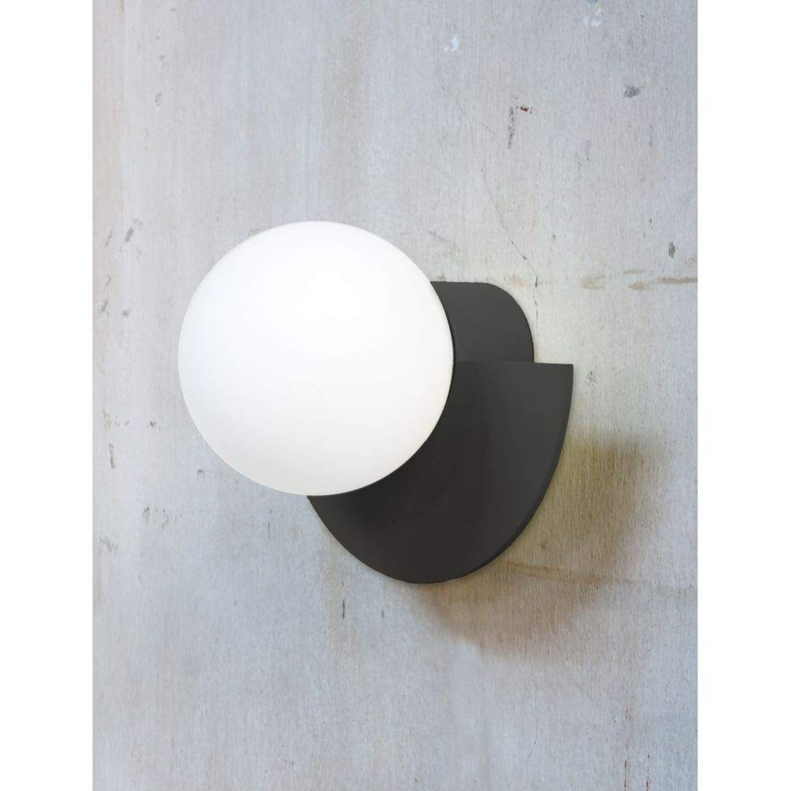 Candy Little Circle 180 S Wandlampe, schwarz Swedish Ninja - Wohnzimmer - Metall