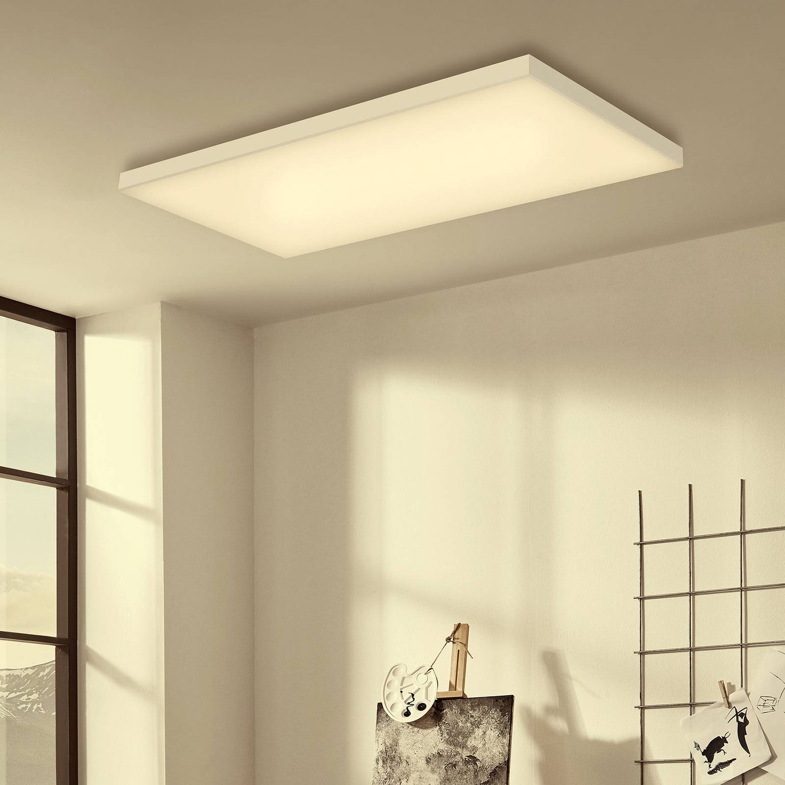 LED plafondlamp Frameless RGBW, 60x30cm