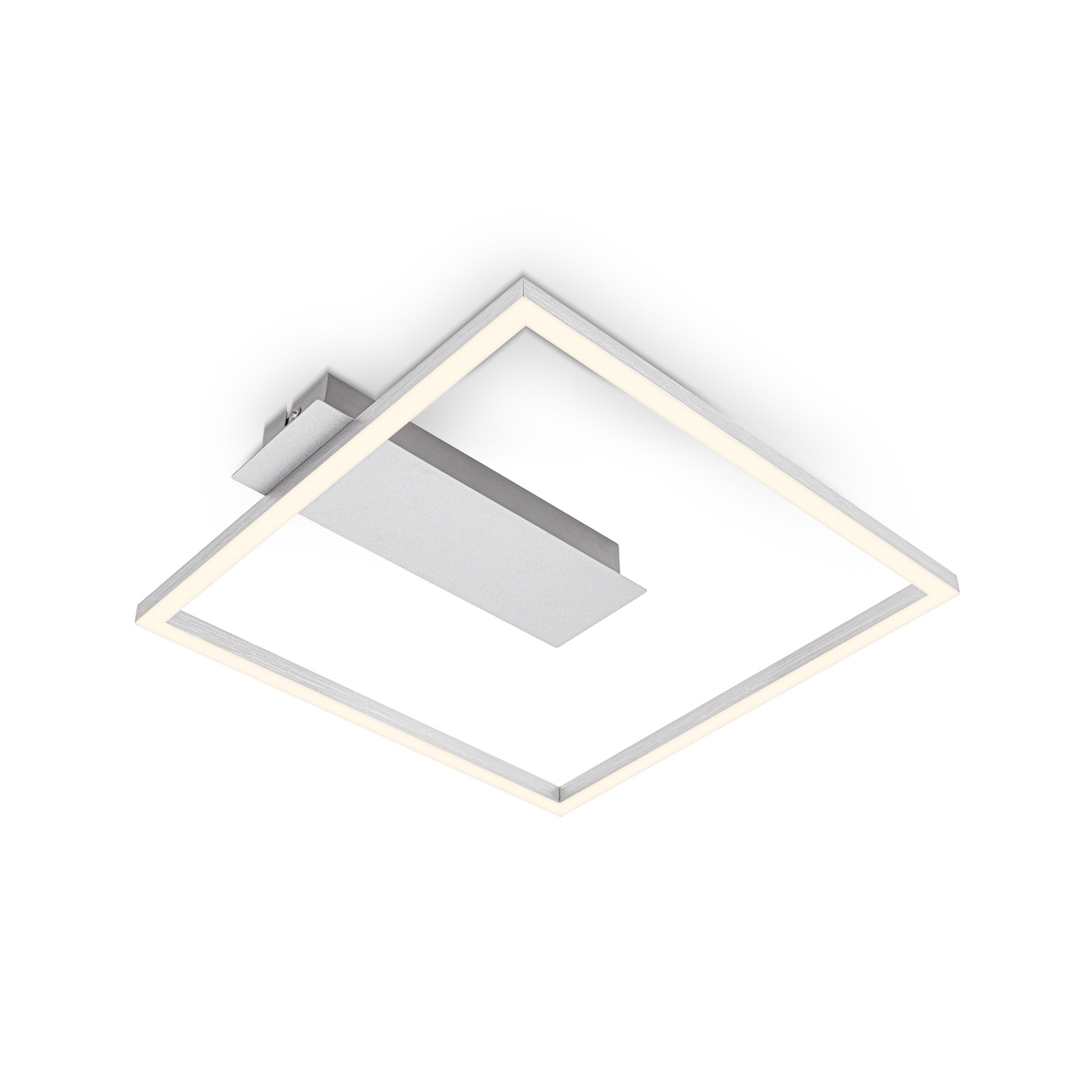LED-Deckenleuchte 3771 in Rahmenform, alu