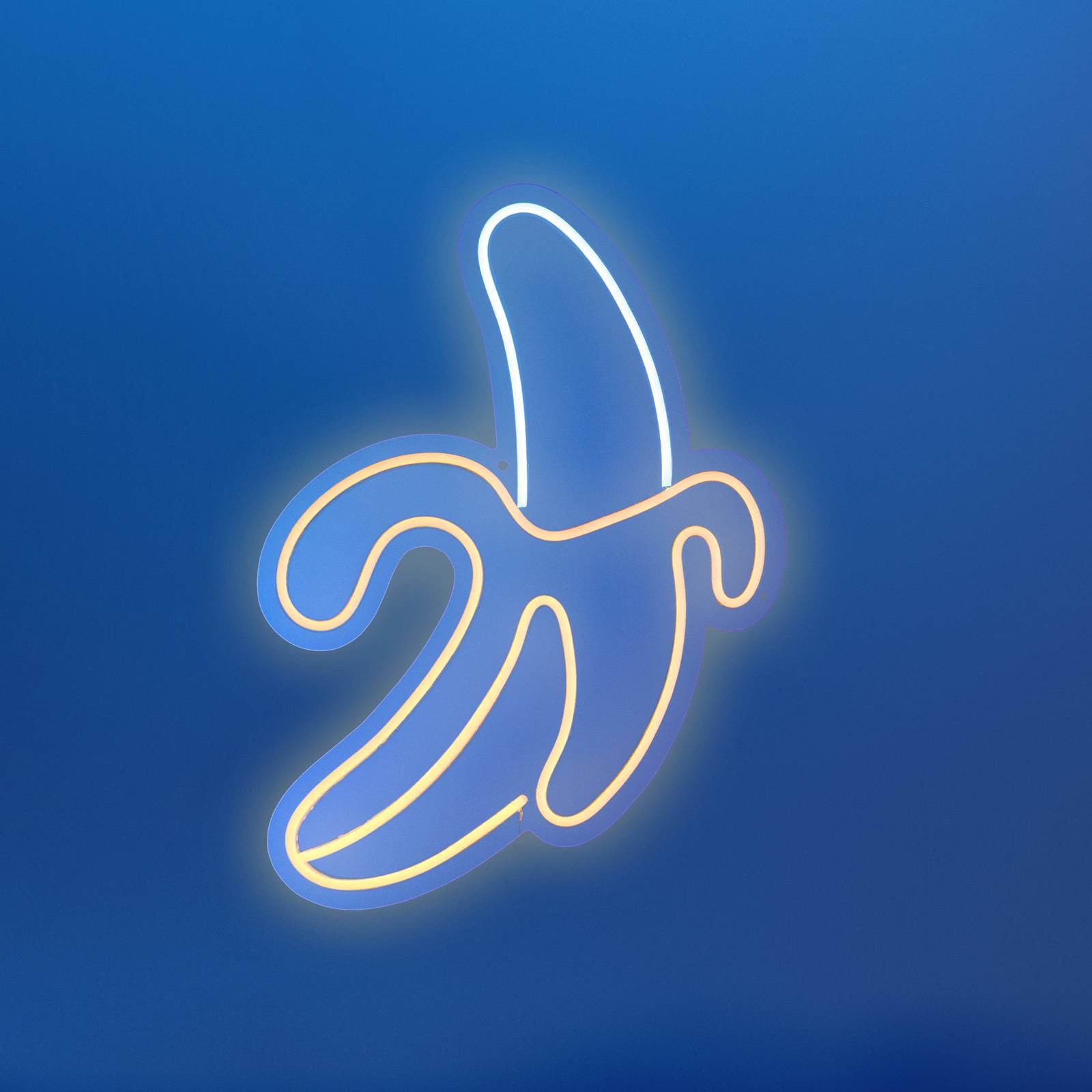 JUST LIGHT. LED-vegglampe Neon Banane USB