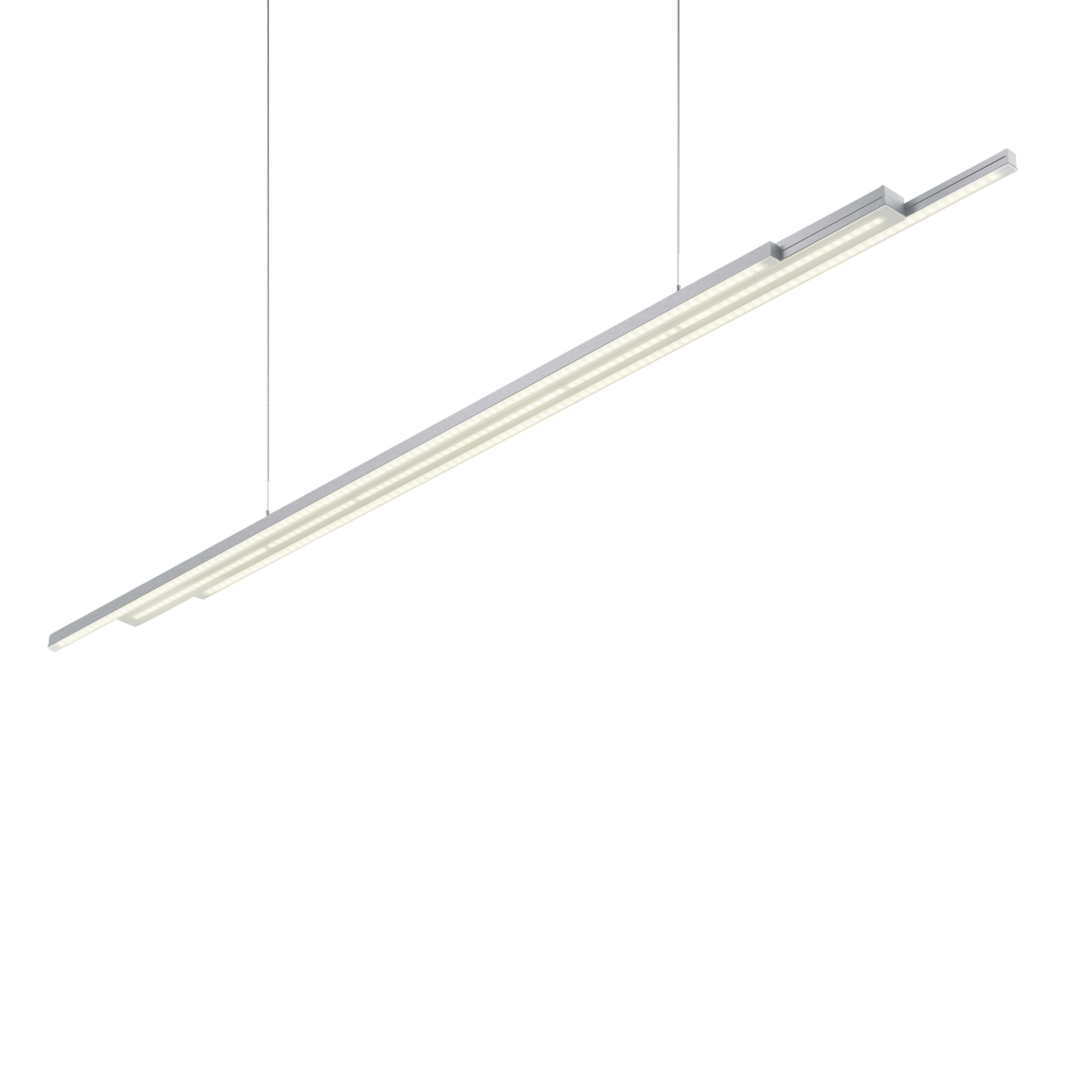 BANKAMP Lightline V3 flex LED pendant up/down alu