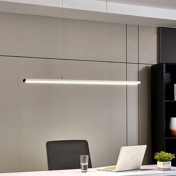 Prios Zyair LED-Büro-Hängeleuchte weiß