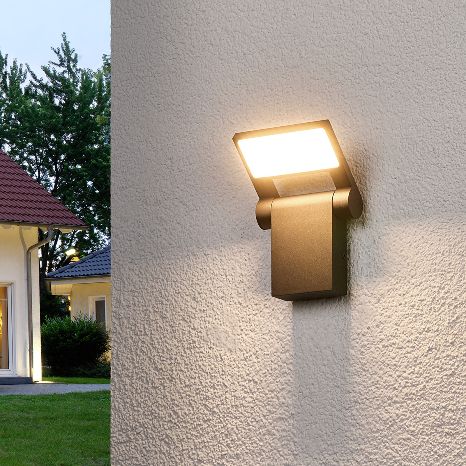 Marius LED Aplica de Exterior Graphite - Lucande