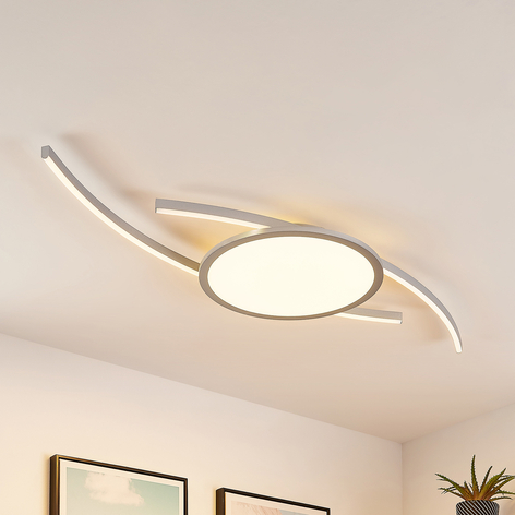 Lucande Tiaro LED-taklampe, rund, CCT