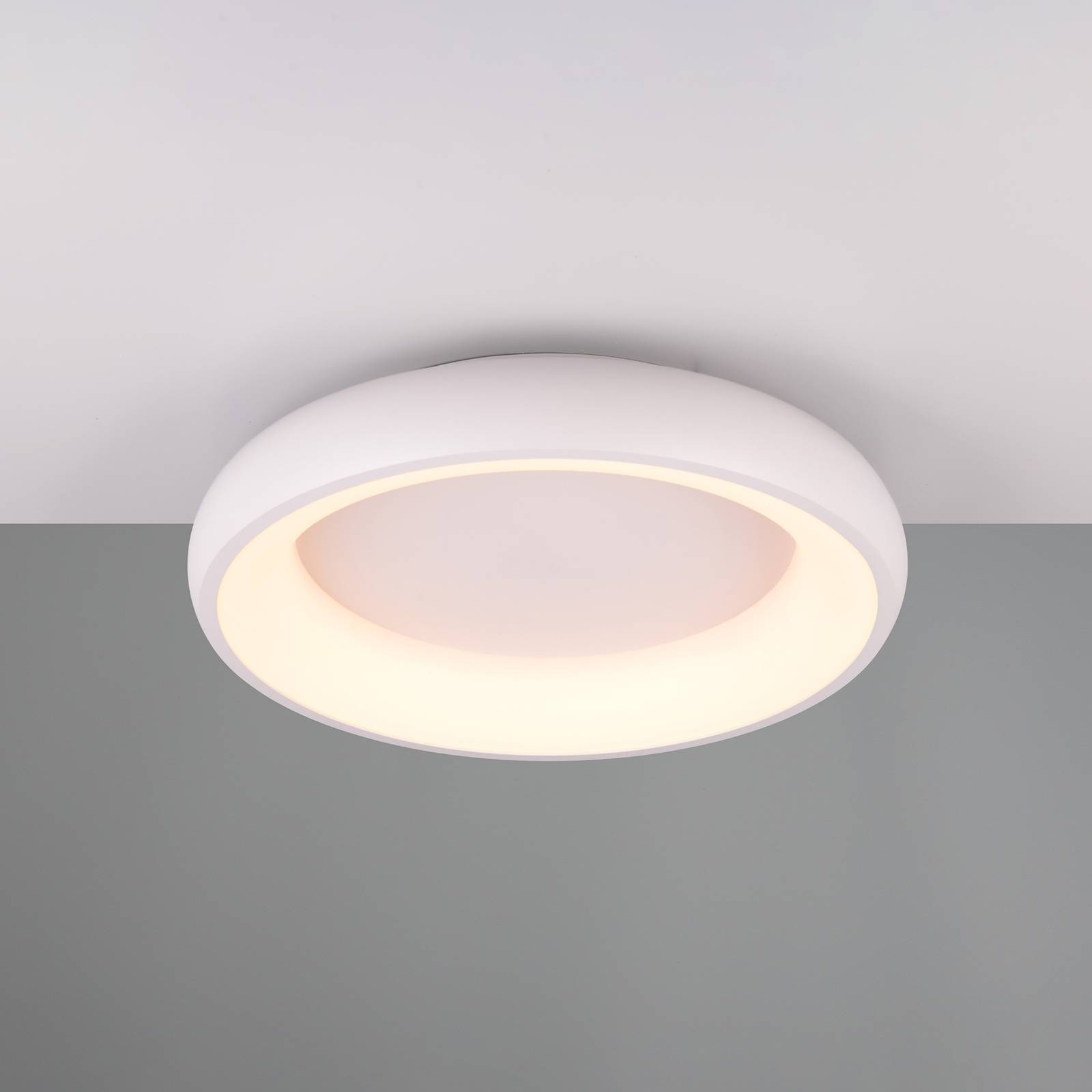 Trio Lighting Plafonnier LED Cardona Ø 46,5 cm blanc mat métal CCT